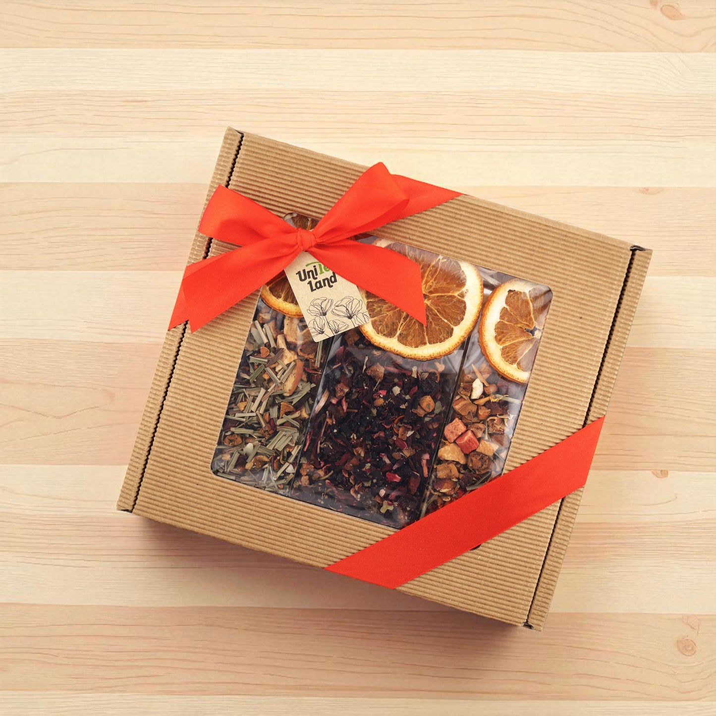 Geschenkset Früchtetee Premium UniTea Land
