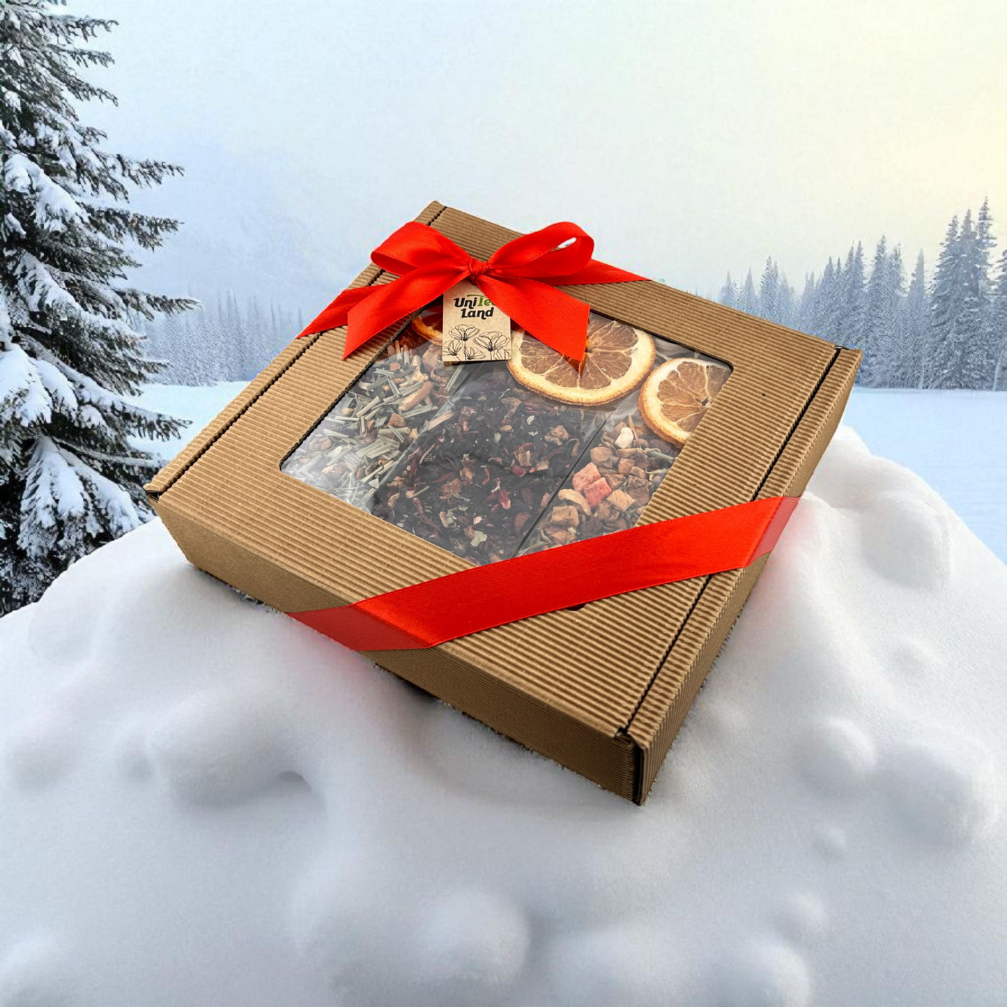 Geschenkset Früchtetee Premium UniTea Land