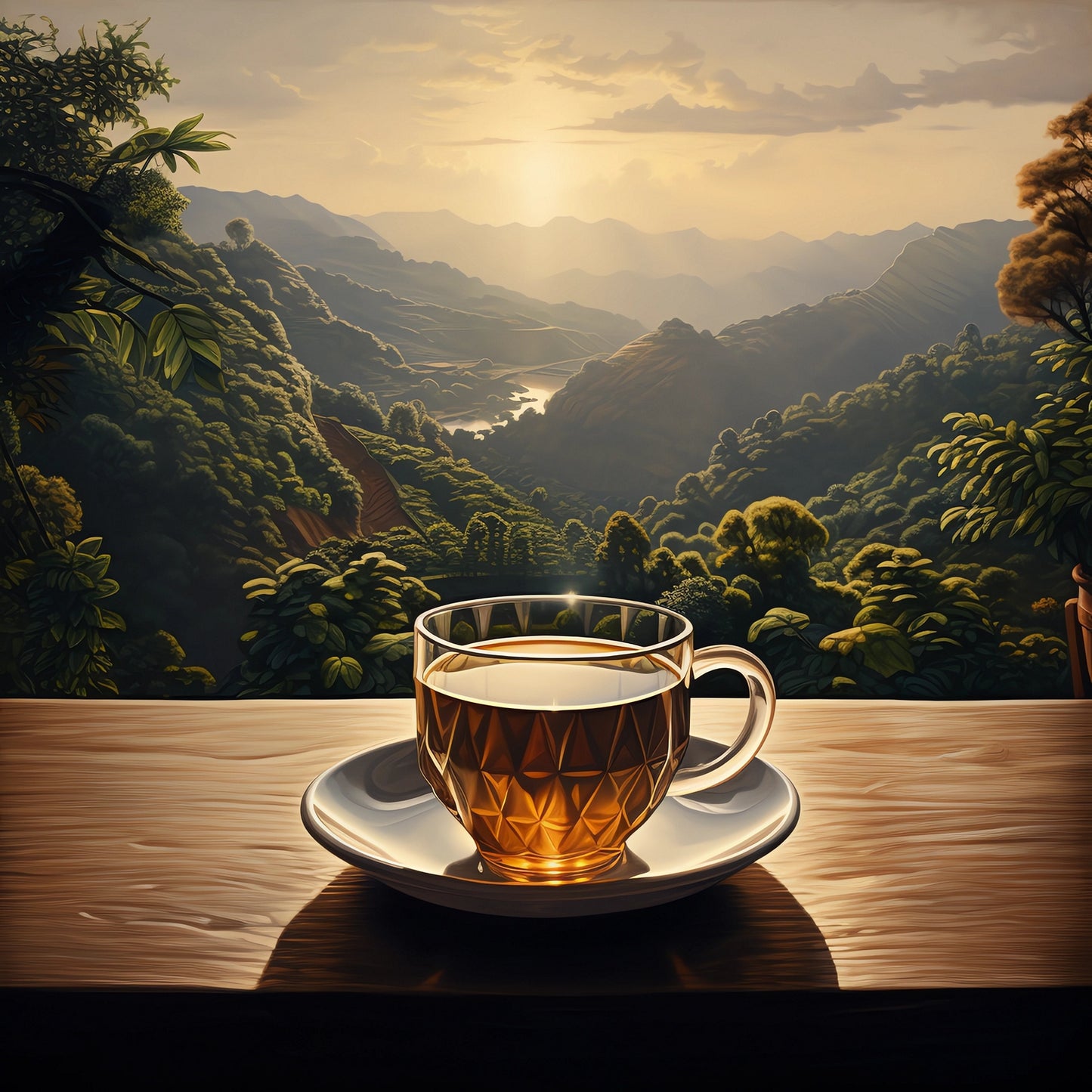 Assam tea estate - source of premium loose leaf black tea