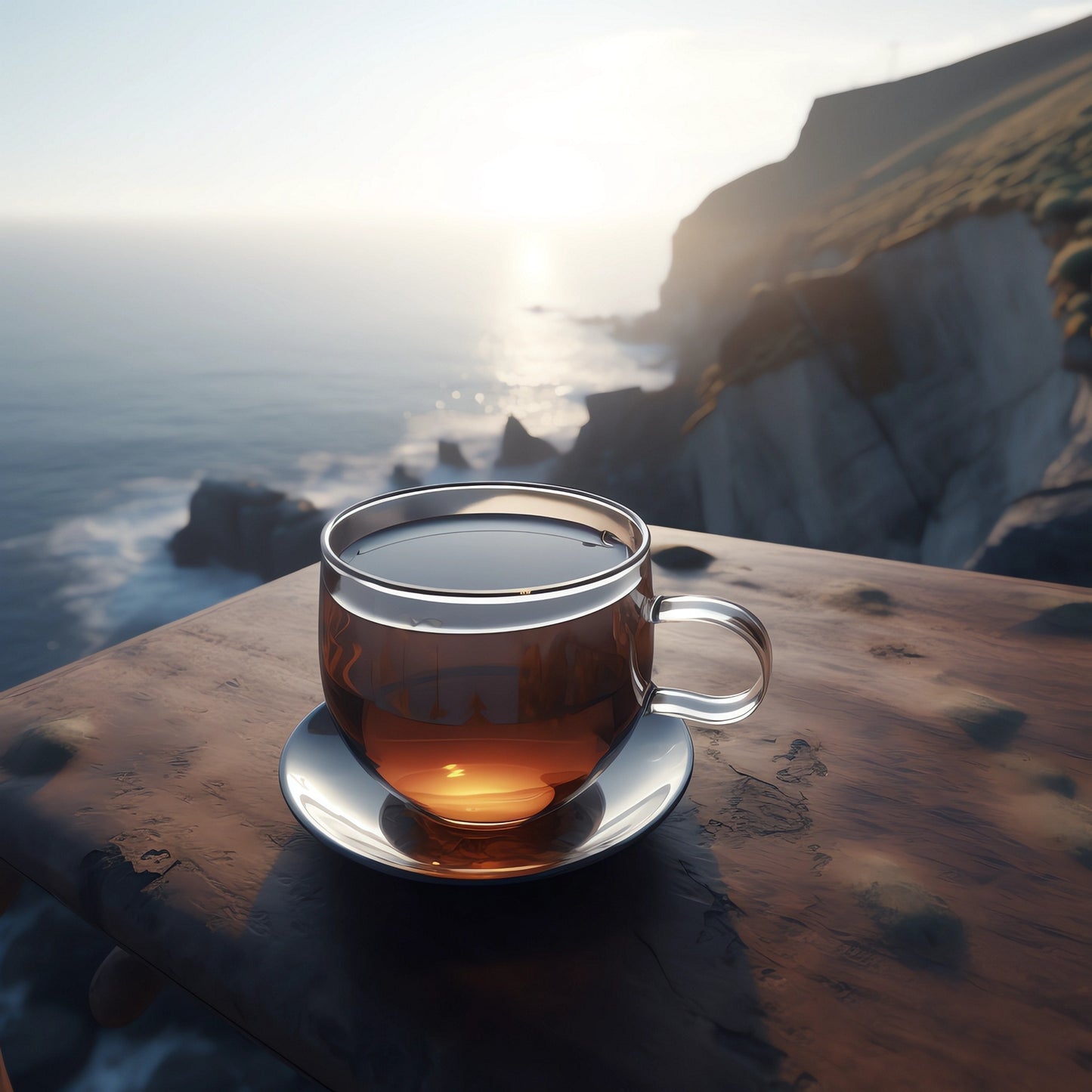 Black Tea with Caramel Sweetness Served