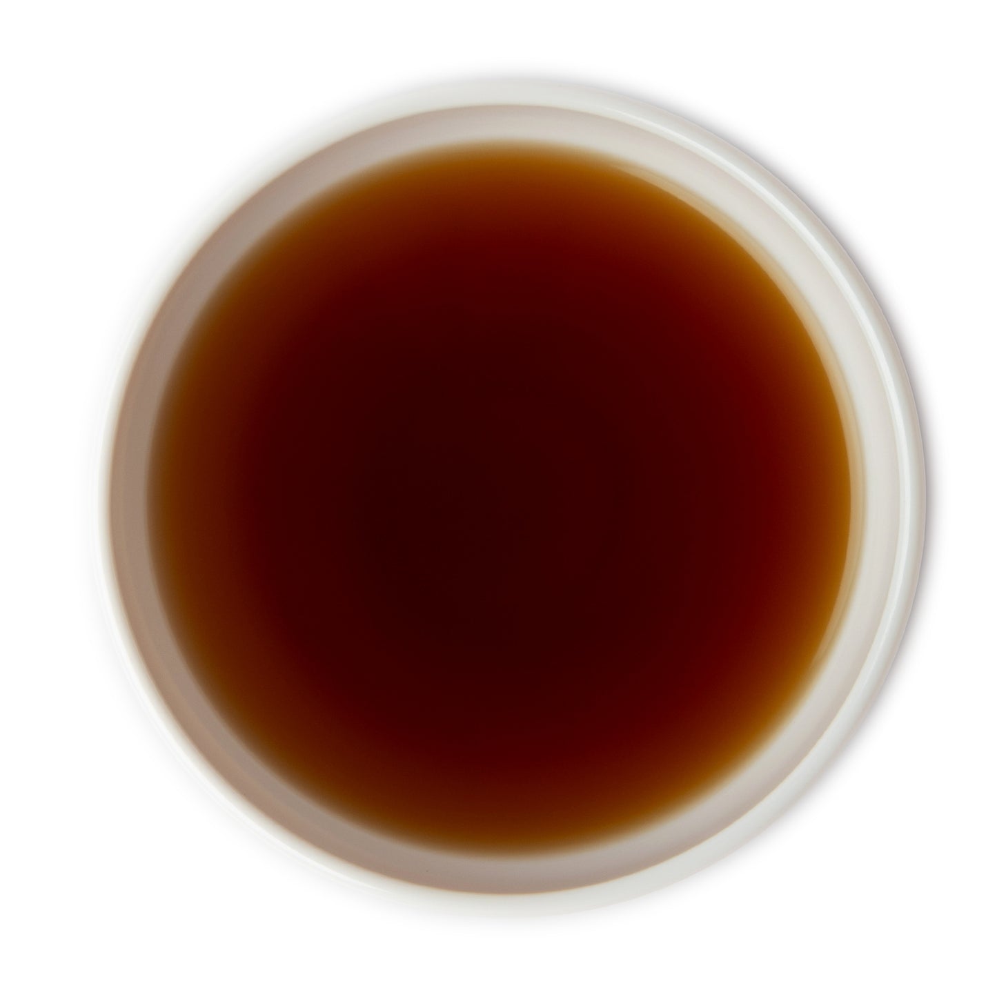 Brewed black strawberry tea with smooth cream and fruity flavor