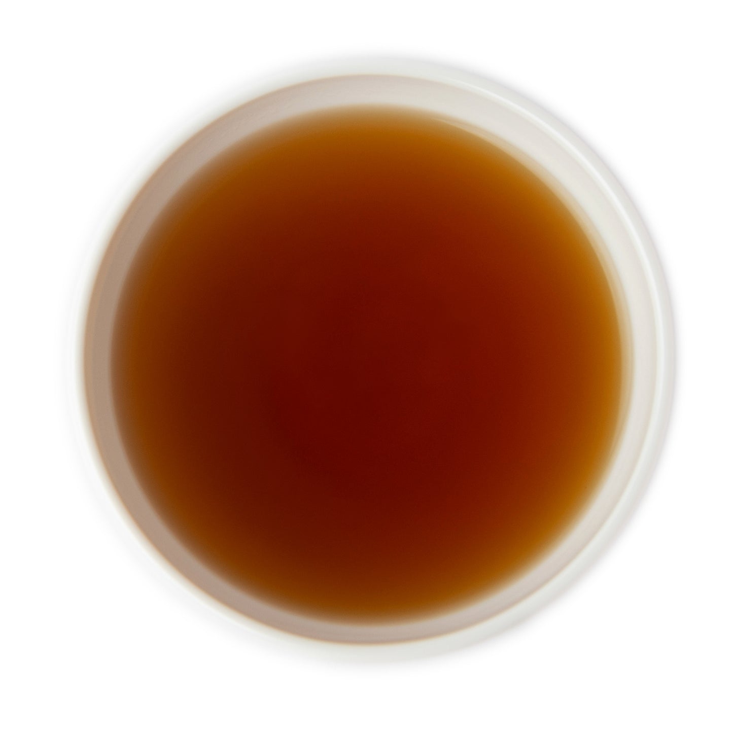 Brewed Black Tea with Caramel Sweet Leaf in Cup