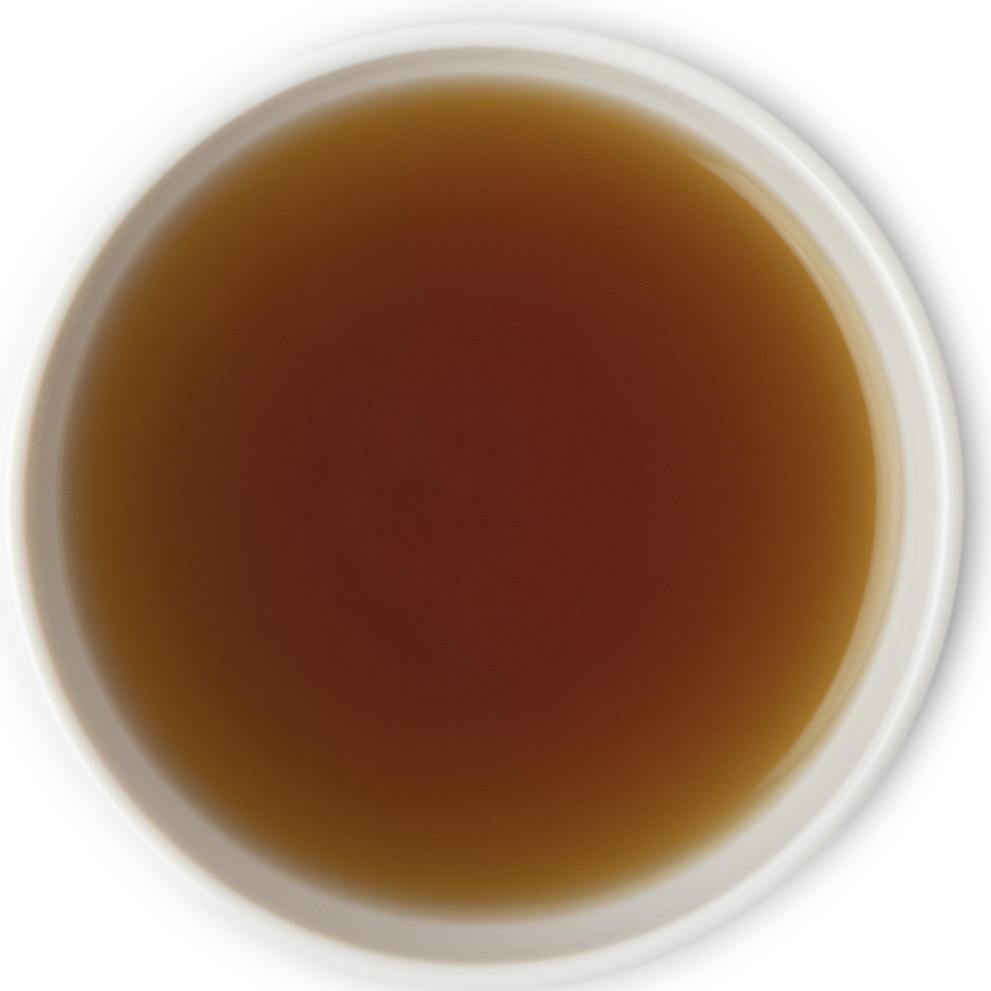 A cup of Earl Grey tea brewed with black tea and bergamot