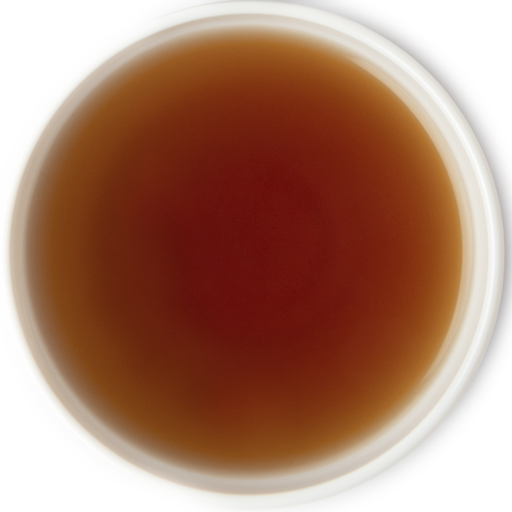 Brewed honeybush tea, naturally sweet and herbal, ideal for a calming