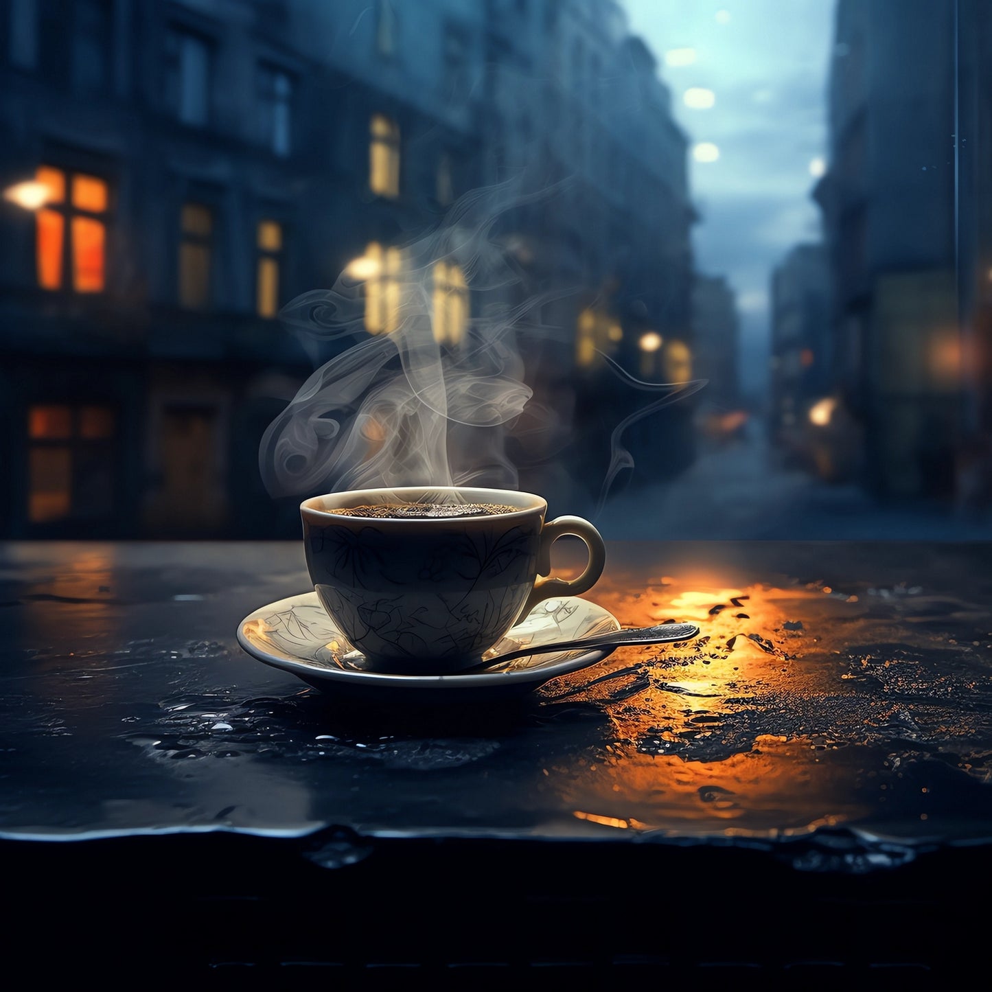 Brewed Irish Breakfast loose leaf tea in cup