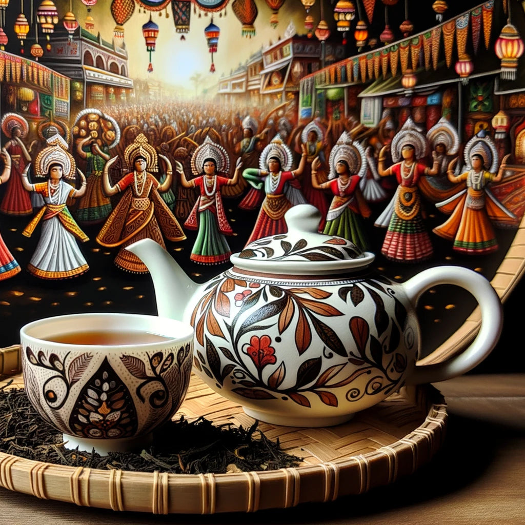 Brewed Loose Leaf Assam Tea Dirial - Rich Black Tea from India