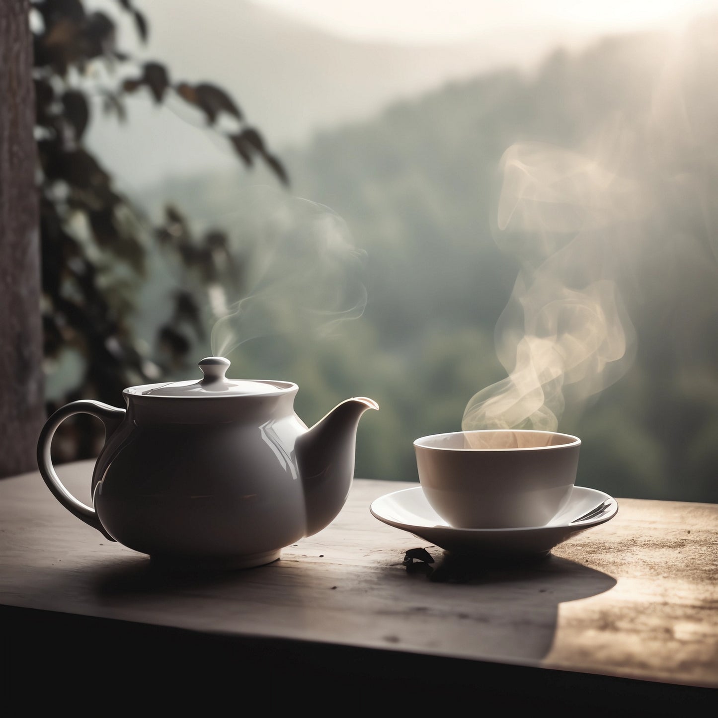 Brewed Organic Herbal Tea with Mixed Fruits, Spearmint, and Lemon Balm