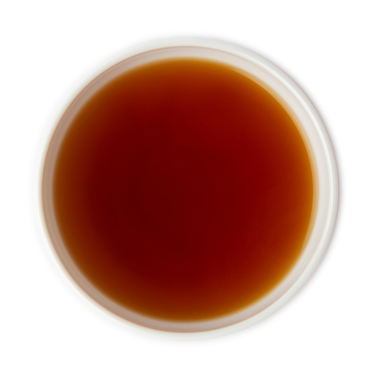 Brewed Rooibos Organic tea — amber color with a rich, soothing flavor perfect for any time of day