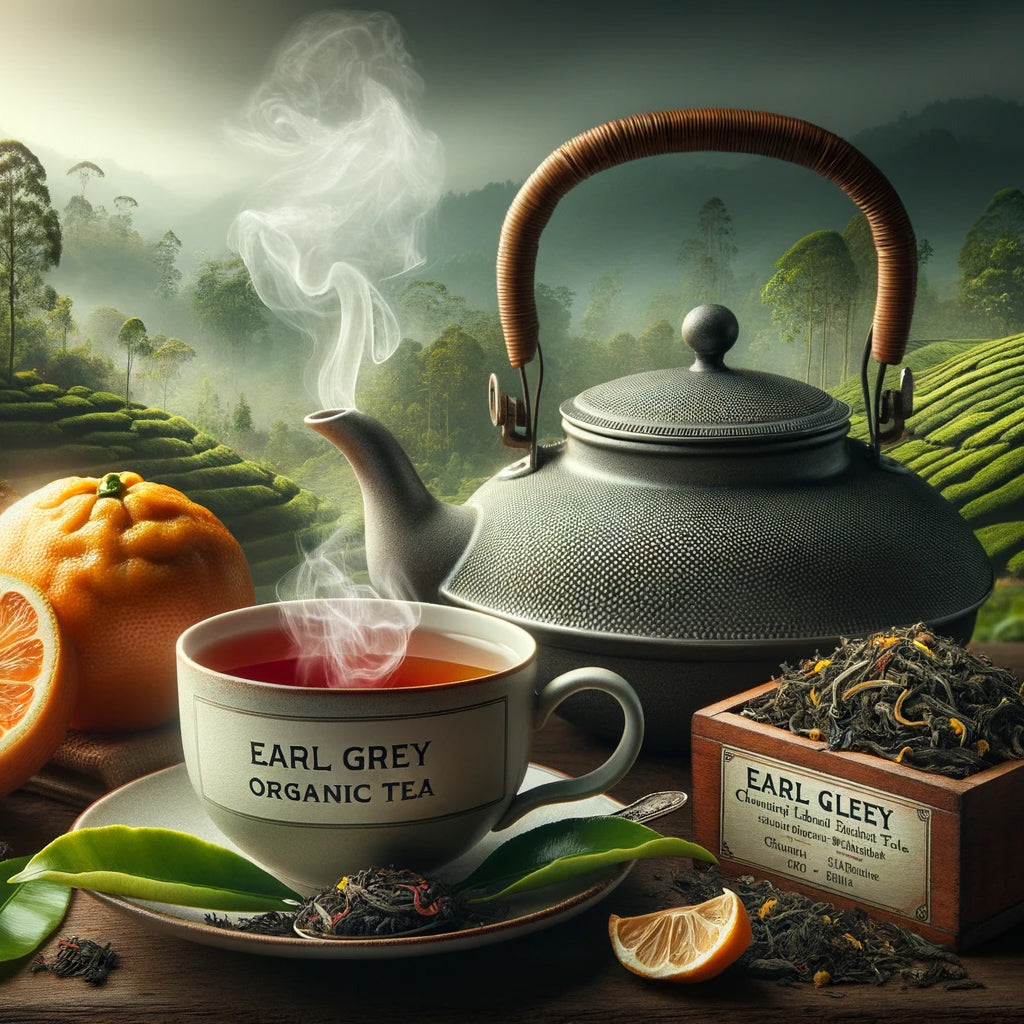 Shop Organic Earl Grey Loose Leaf Black Tea with Bergamot