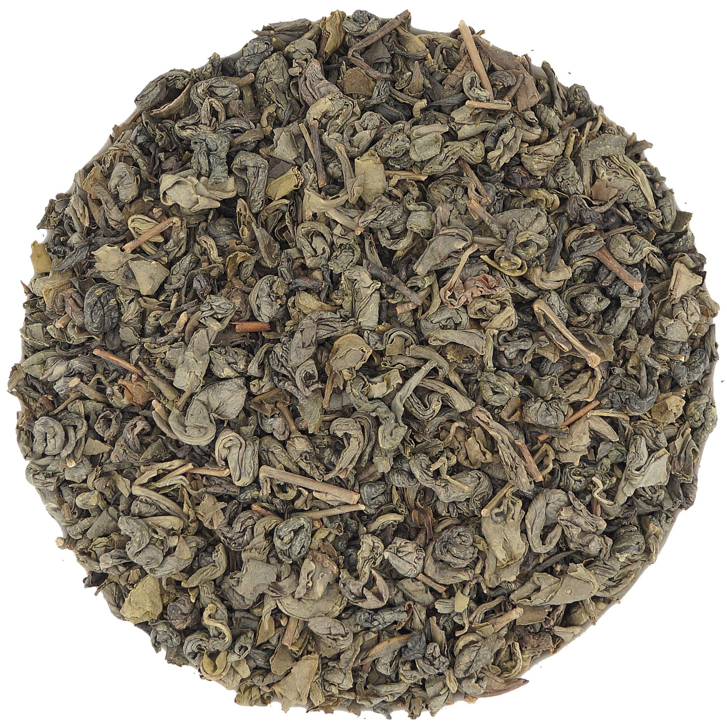 Buy organic loose leaf Gunpowder green tea from China for a refreshing brew