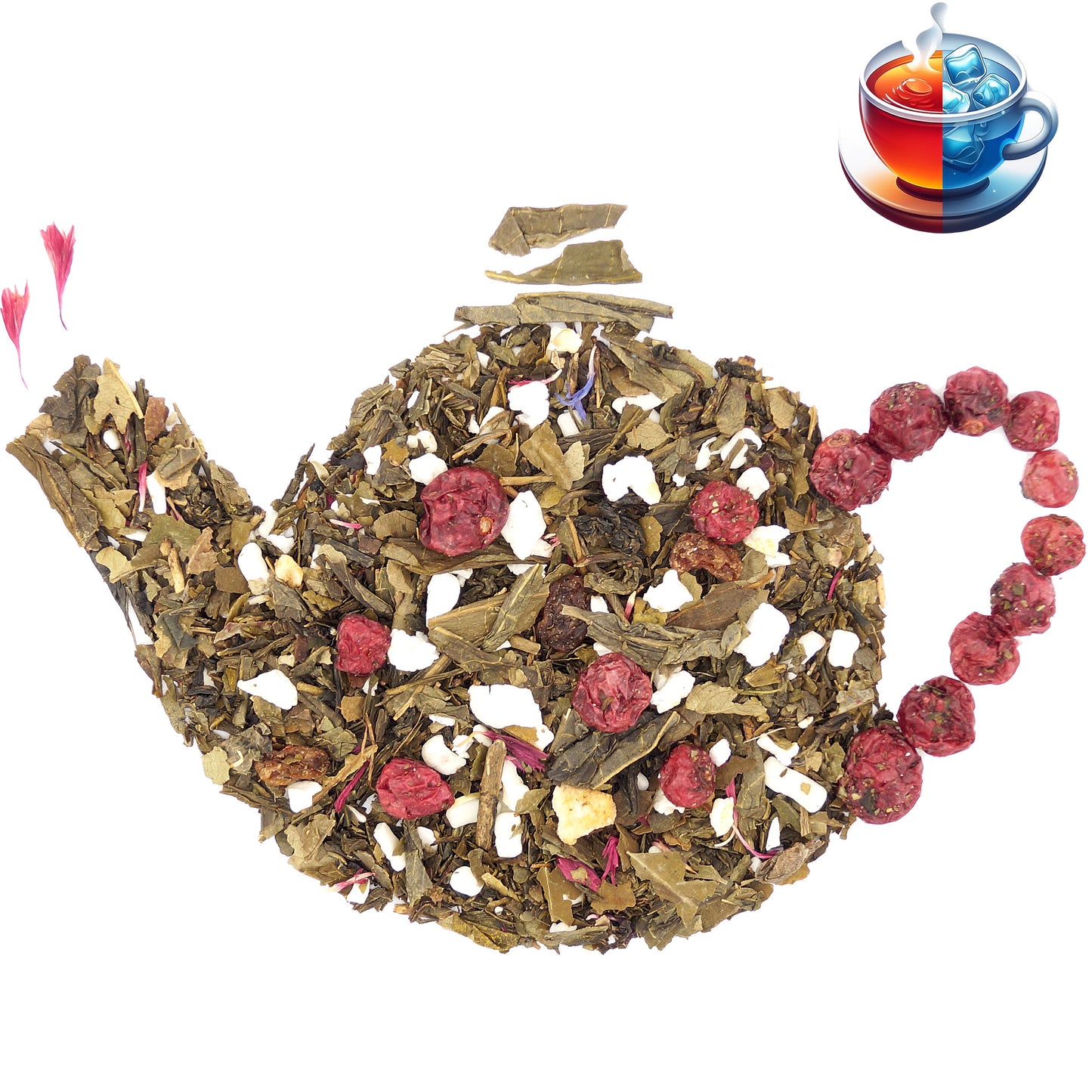 Loose Leaf Cherry Green Tea – Fruity and Floral Spring Blend