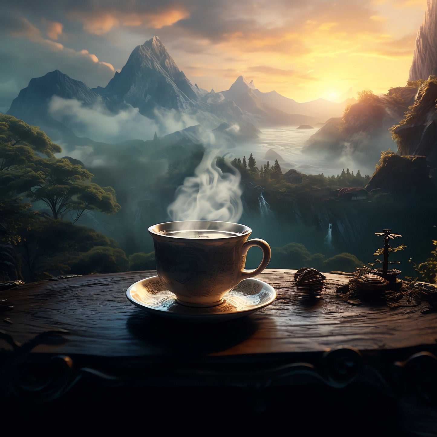 China keemun black tea – light brown infusion with cocoa notes