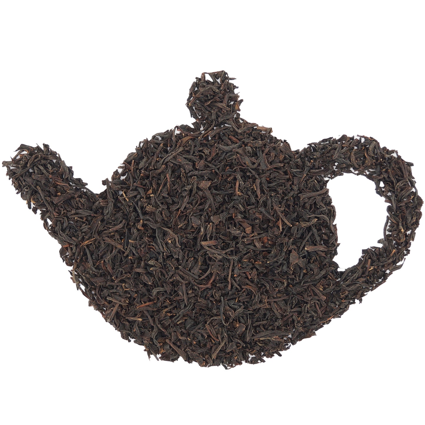 Close-up of loose Keemun Black tea leaves