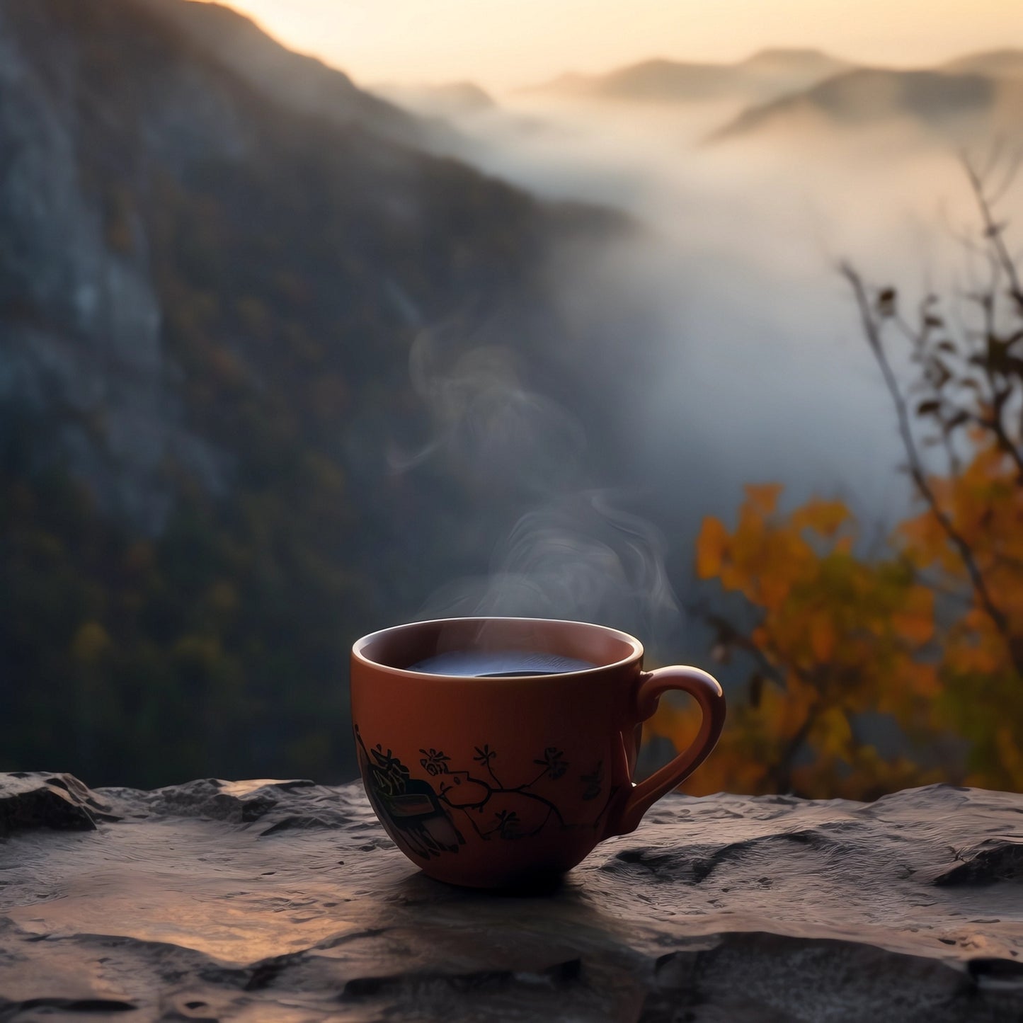 Freshly Brewed Assam Tea - Black Loose Leaf Tea from Assam in a Cup