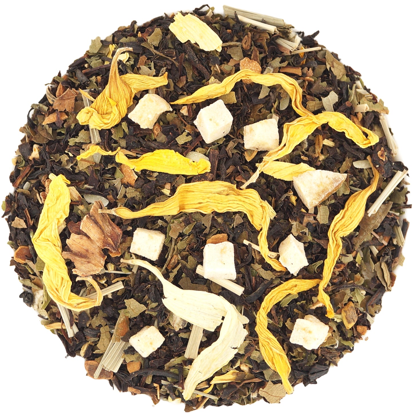 Dried Loose Leaf Black Tea Mojito with Lime, Mint, and Cinnamon