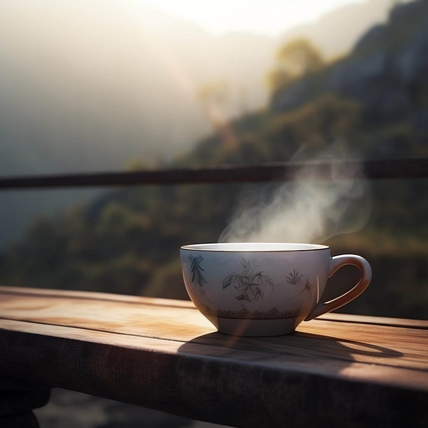 Fruity Spiced Green Tea with Curcuma – Hot Tea