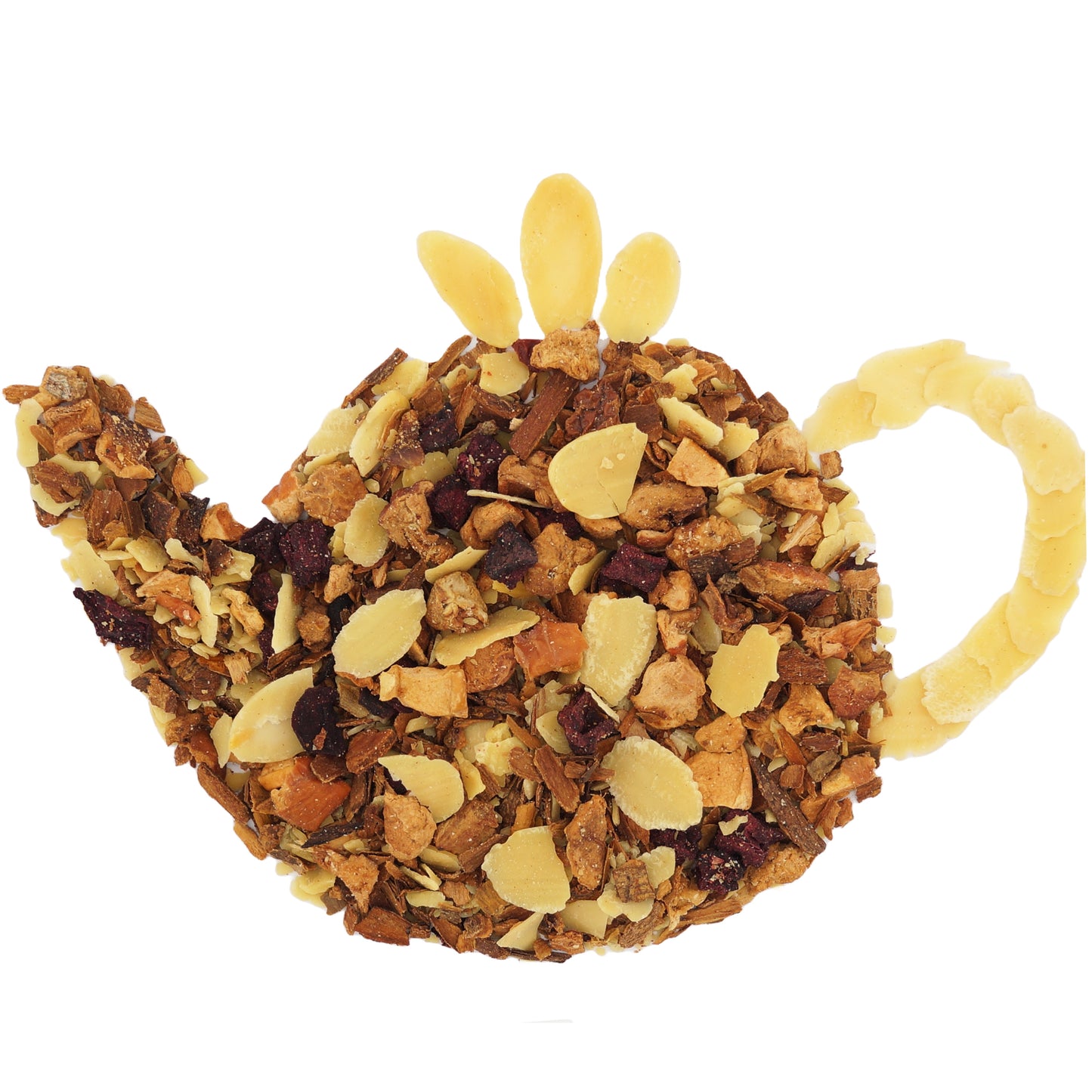 Fruit Tea Candied Almonds – Nutty Loose Leaf Blend with Apple, Cinnamon, and Almond