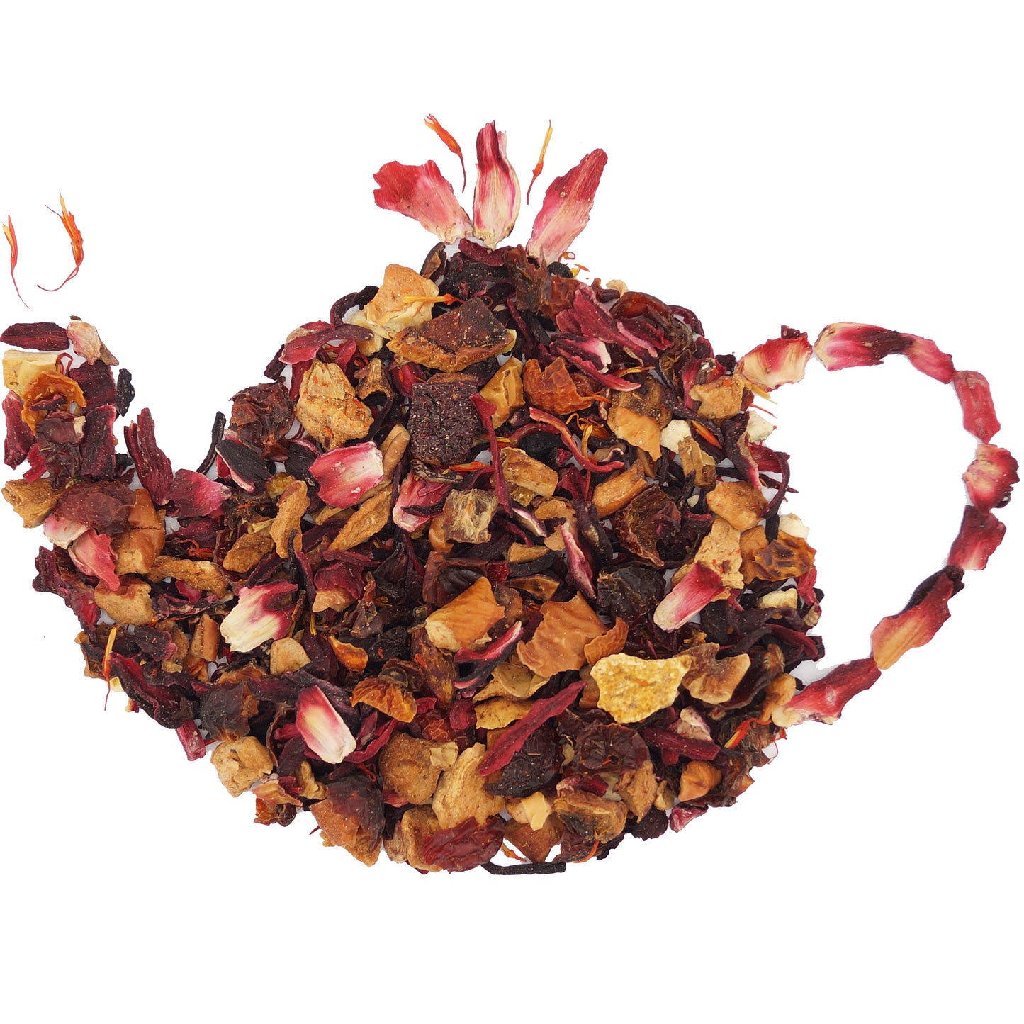 Fruit Tea Citrus Charm – Loose Leaf Blend with Apple, Orange, and Citrus Herbs