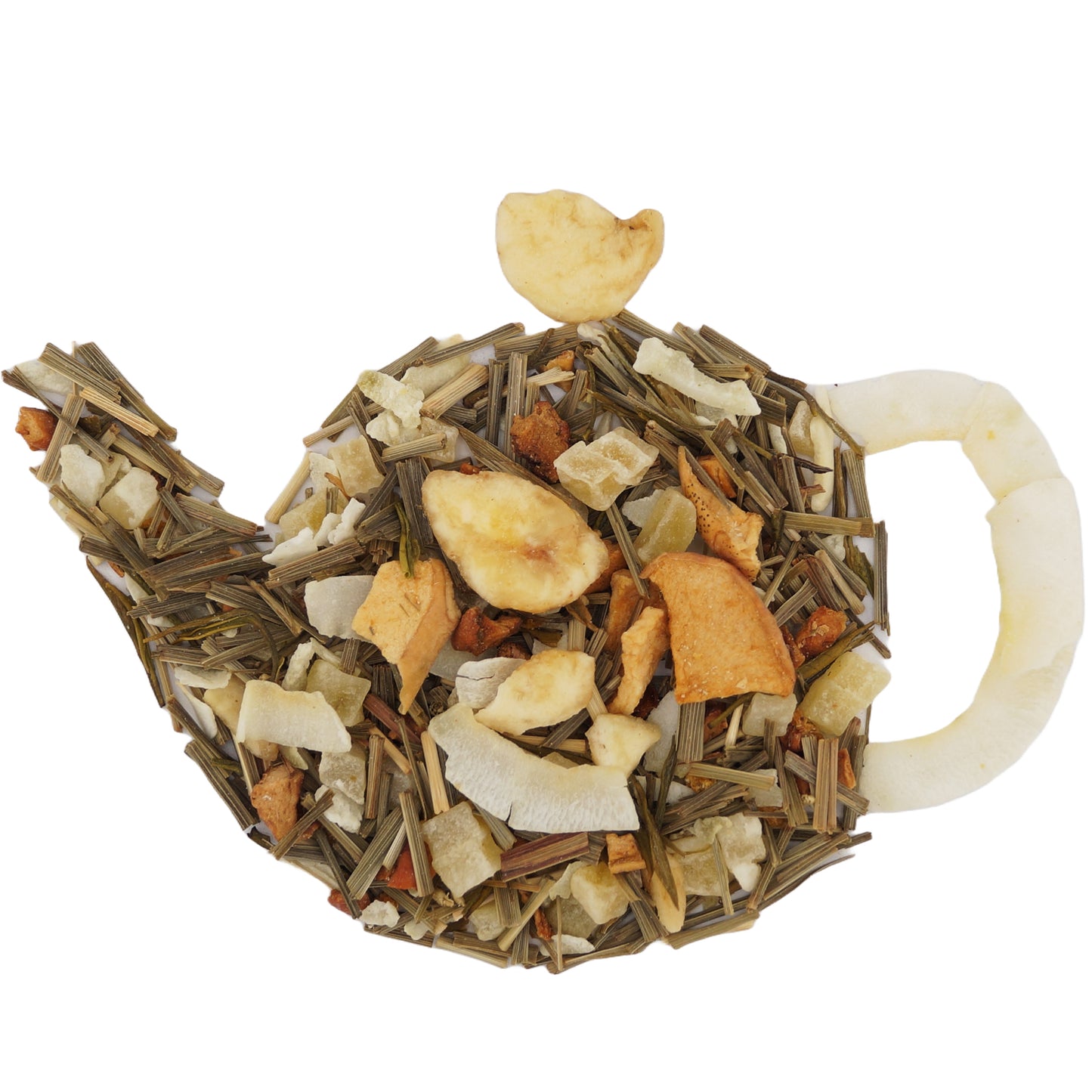 Exotic Love Dream Fruit Tea – Pineapple Coconut Mango Herbal Blend Loose Leaf