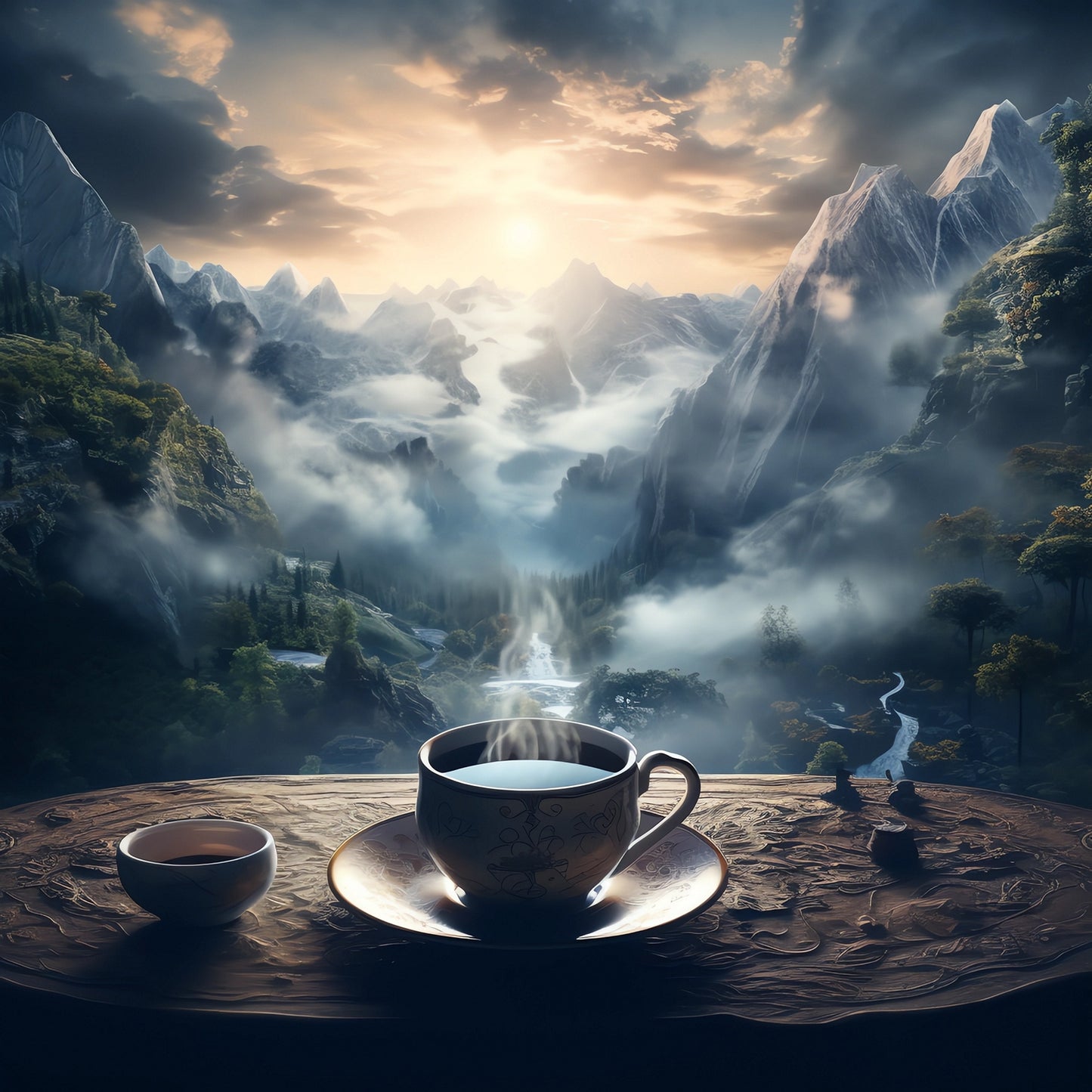 Golden Yunnan black tea served – premium Chinese loose leaf