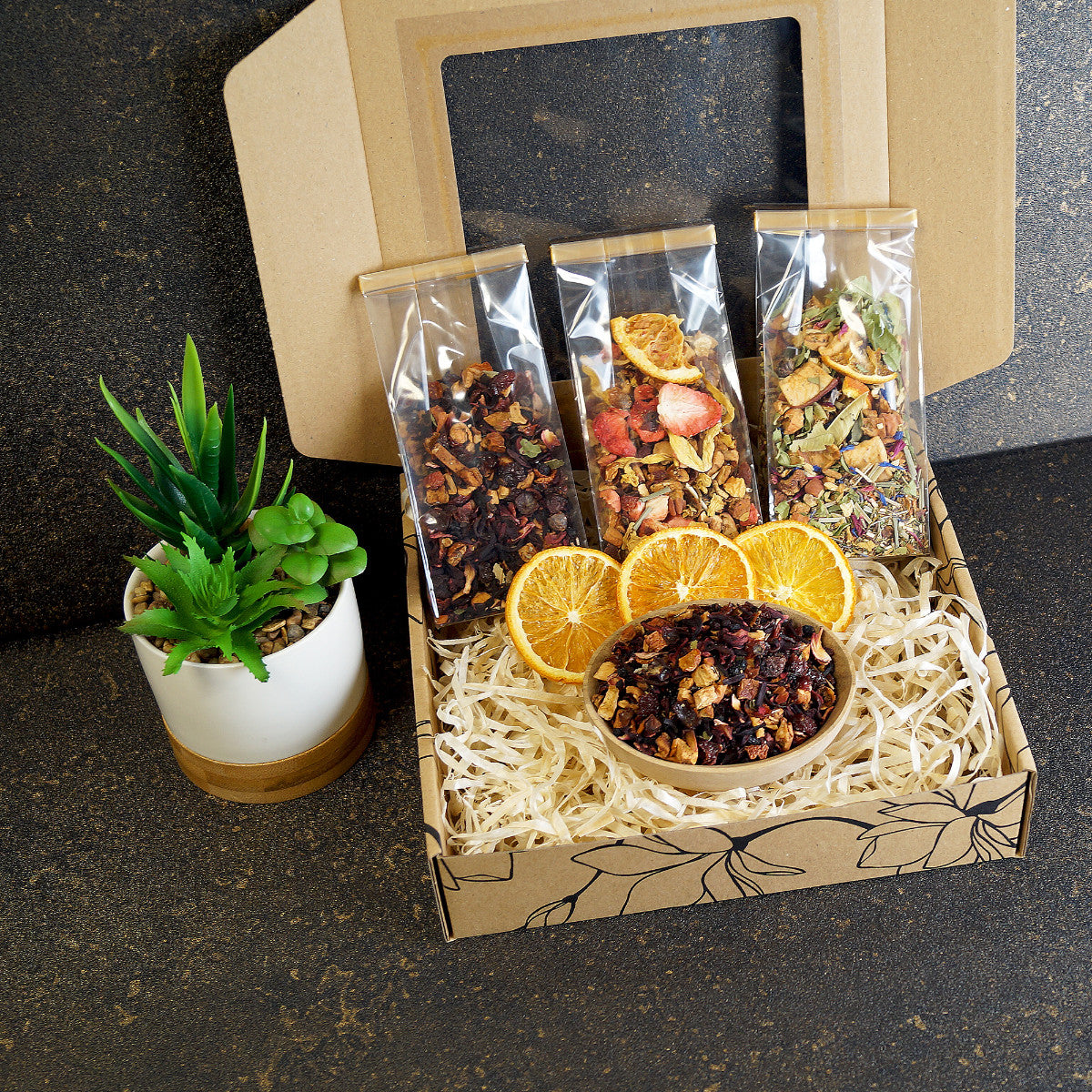 Grandma tea set in birthday hamper – thoughtful gift idea for grandmother or nan