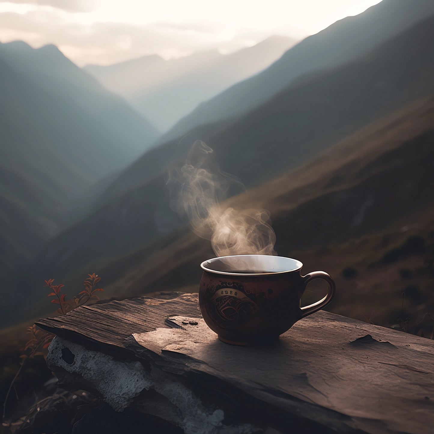 Brewed green rooibos tea
