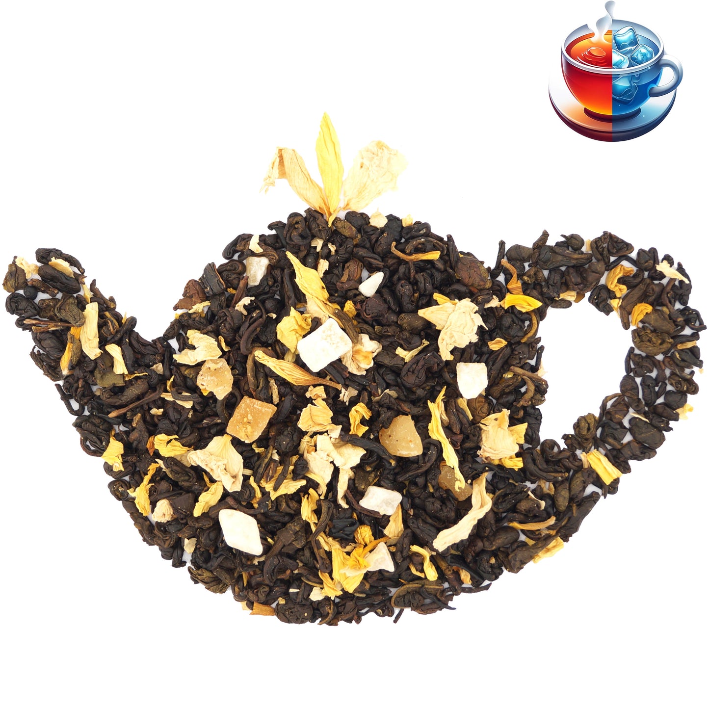 Loose Leaf Green Tea with Passion Fruit and Mango – Exotic Fruity Blend