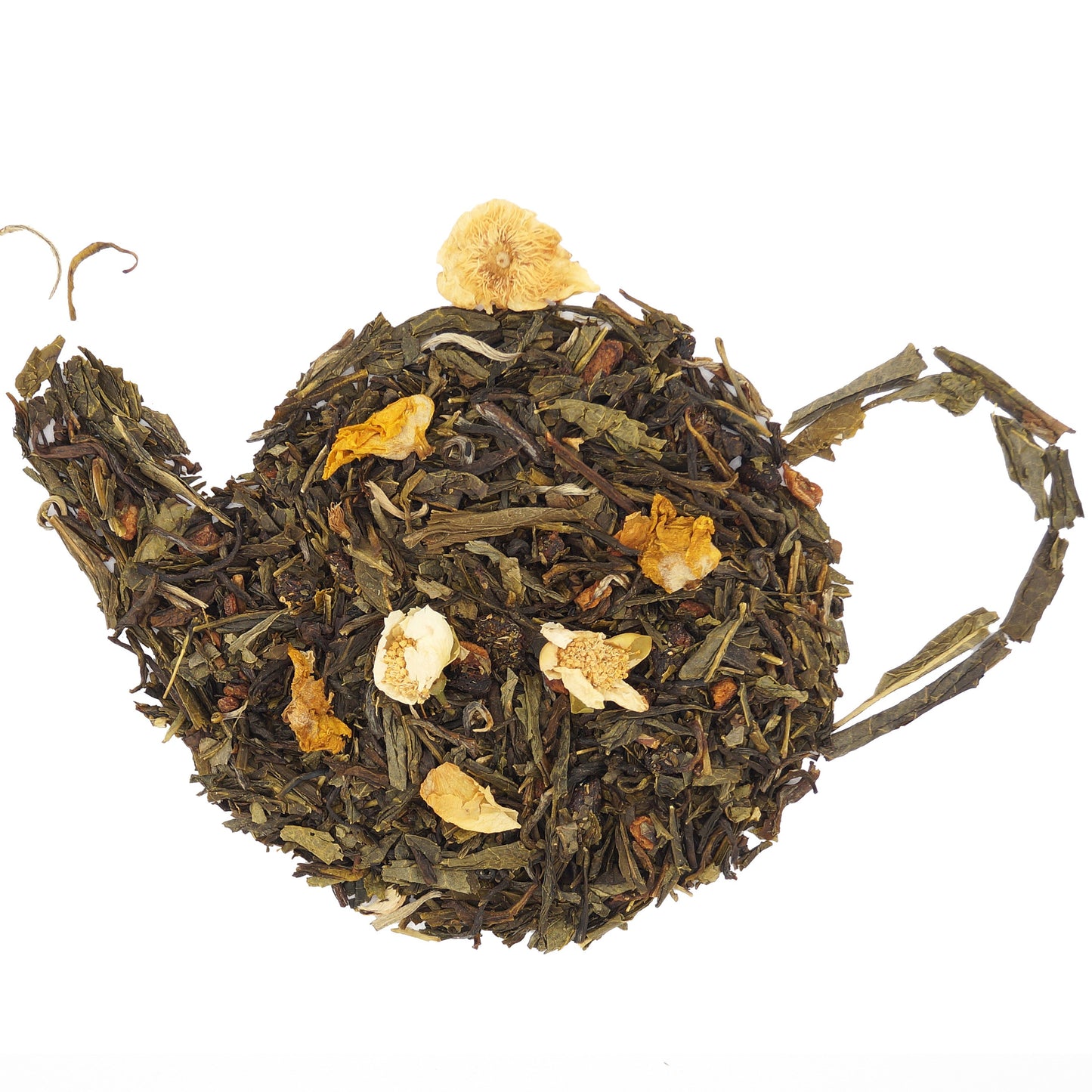 Loose Leaf Green Tea with Peach and Fruity Notes