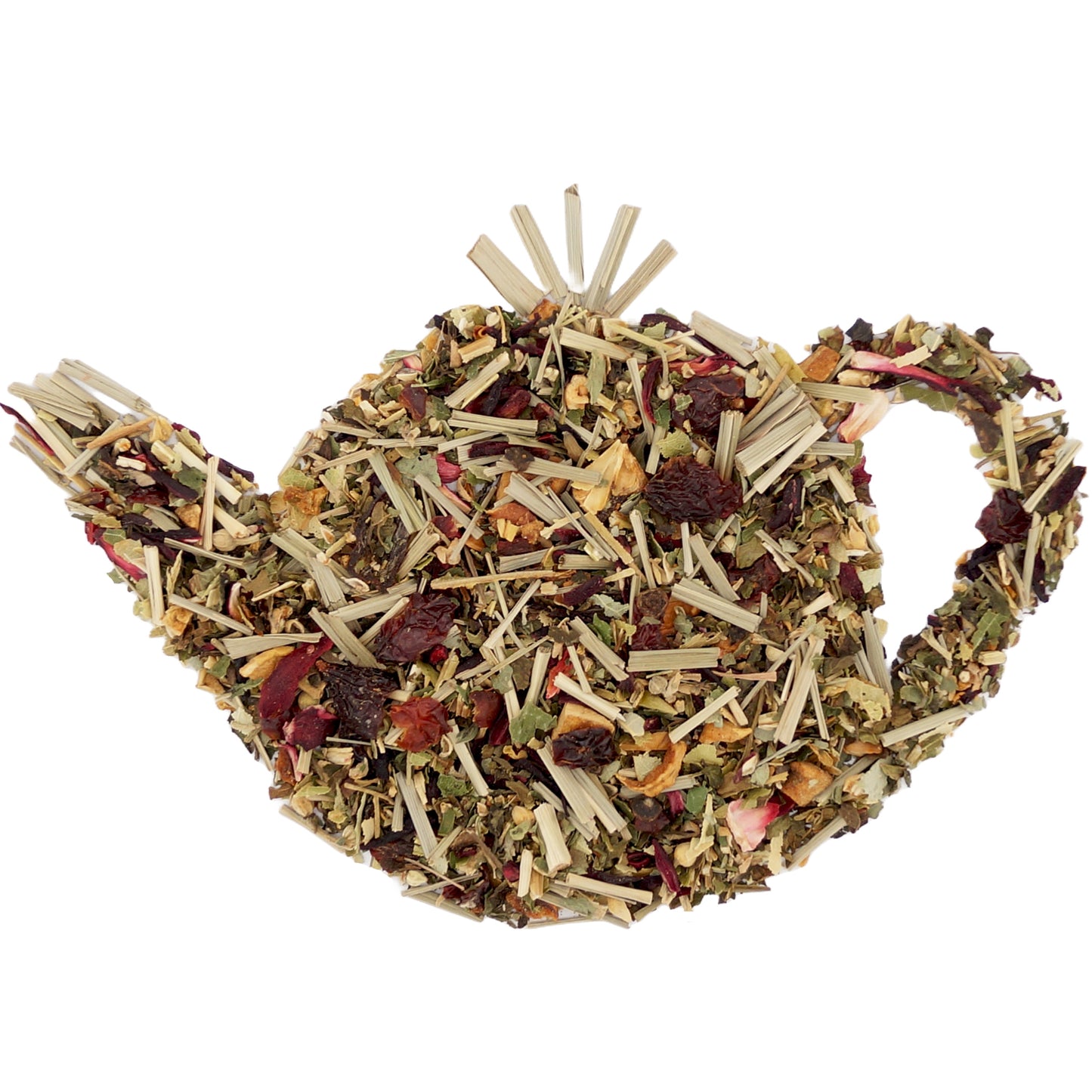 Herbal Tea Evening Star blend with passion fruit and lemongrass