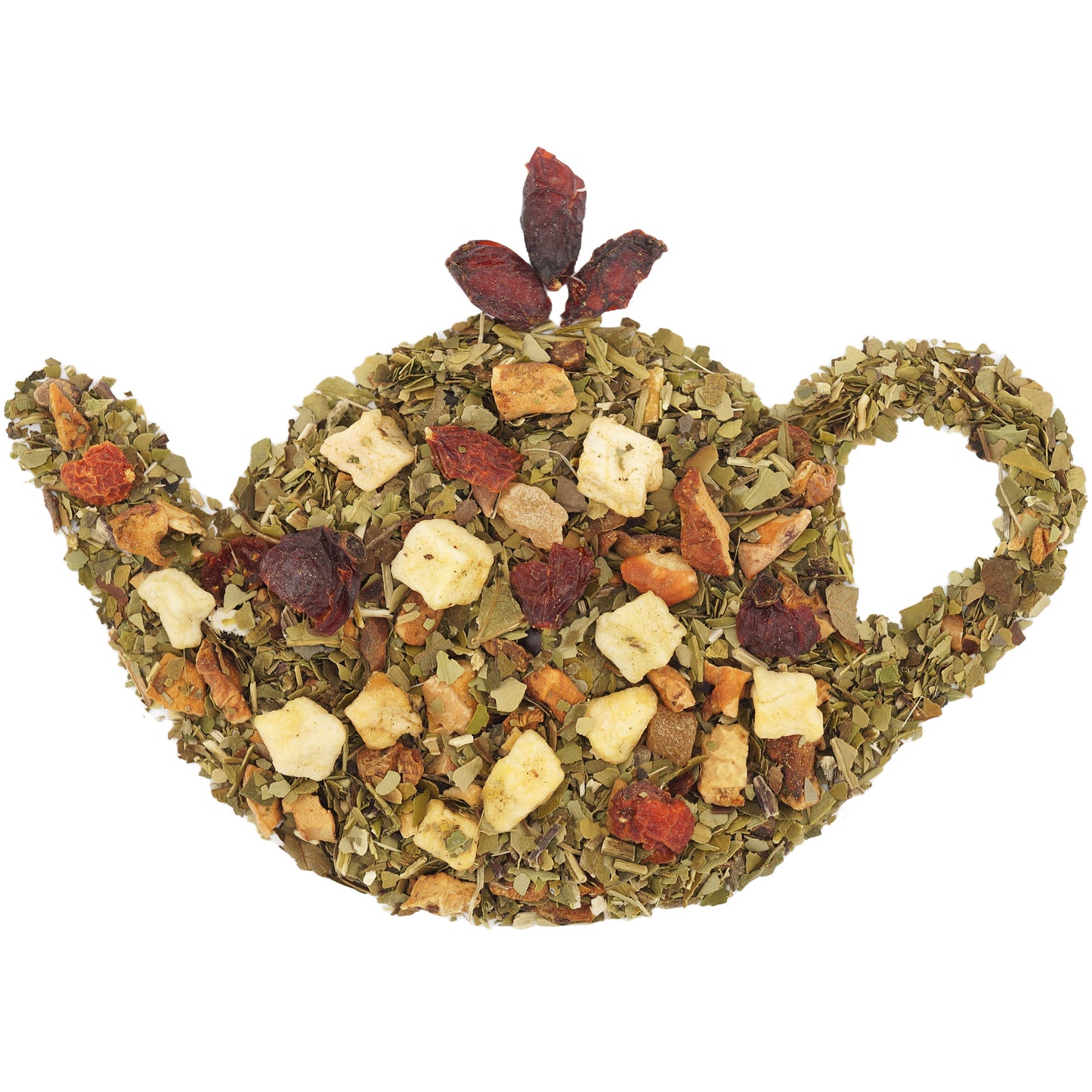 Herbal tea mate guarana blend – energizing yerba mate green tea with guava flavor and fruit herbal tea blend