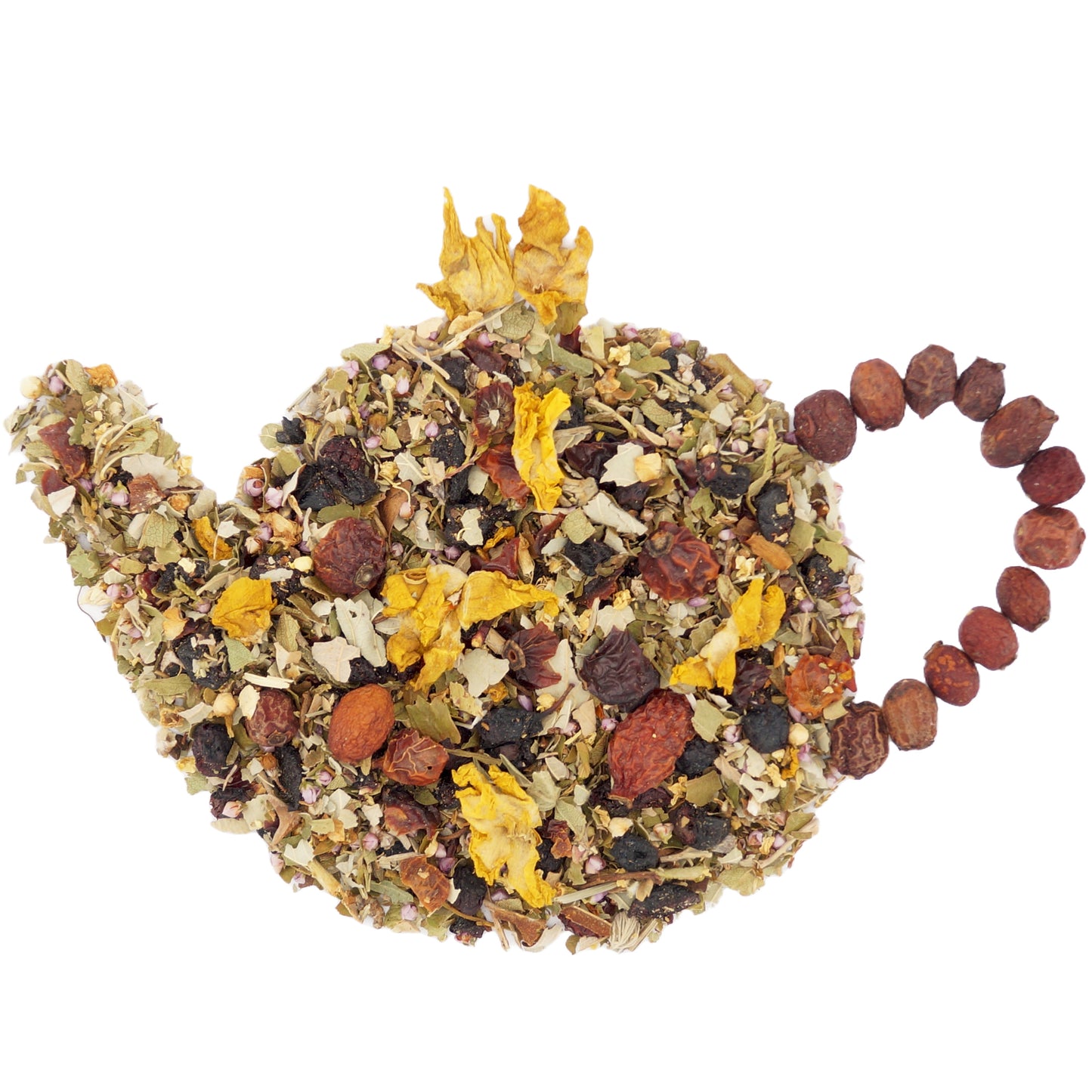 Herbal Tea Mountain Berry Fusion – Loose Leaf Blend with Black Currant and Rosehip