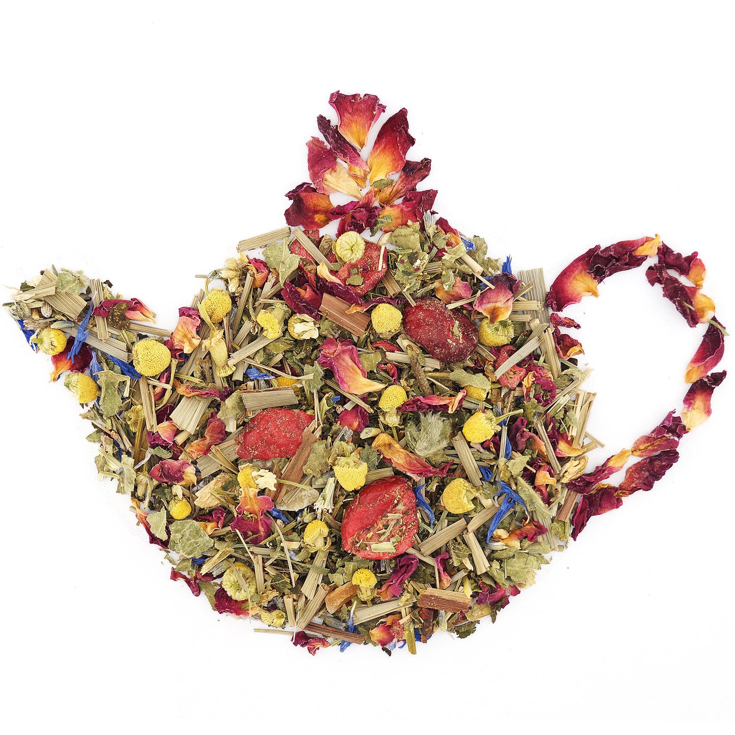Herbal Tea Power of Nature – relaxing chamomile and lavender blend with pineapple and fruit herbal tea, perfect for women’s wellness and relaxation