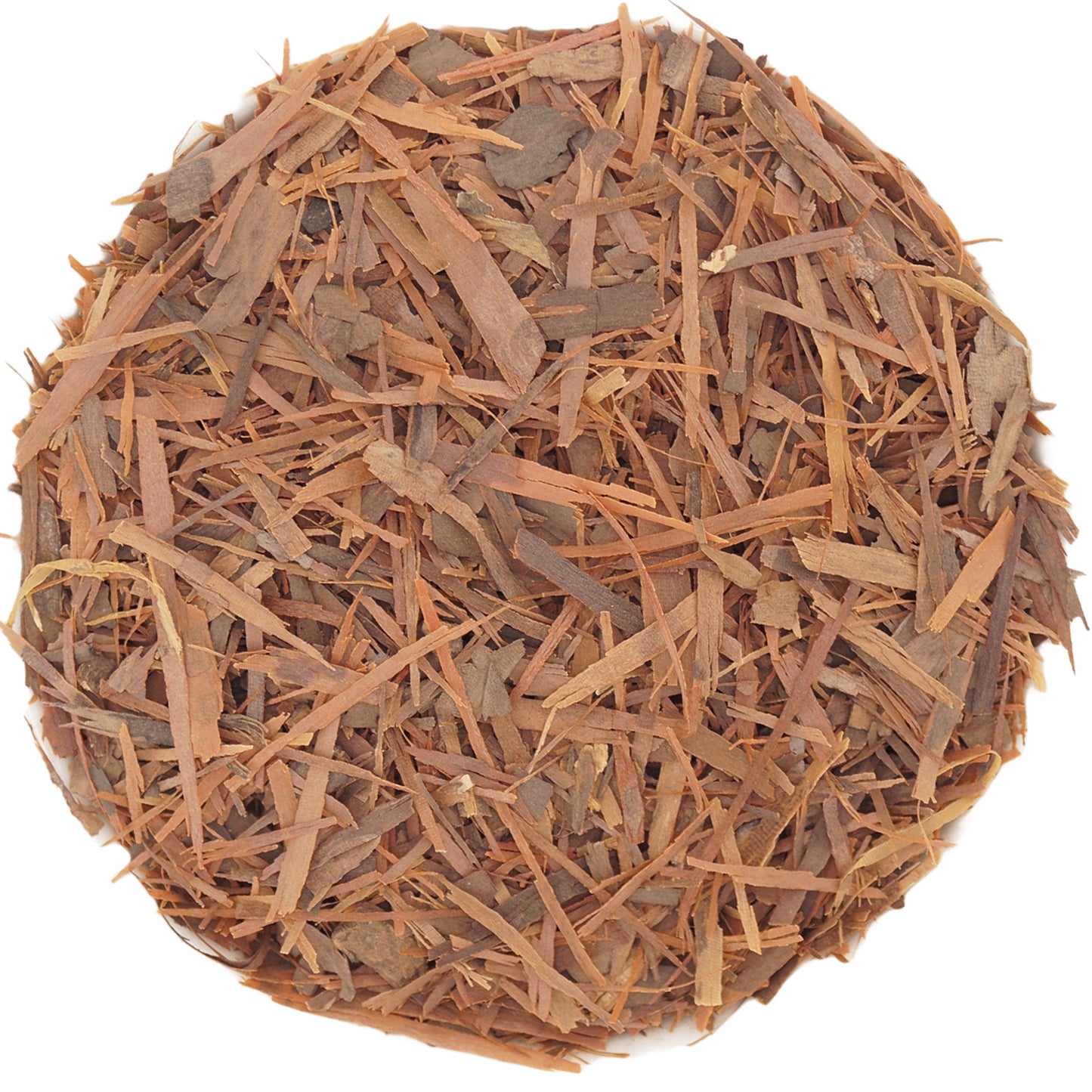 Close-up of Lapacho bark and herbal blend, rich in natural sweet and spicy notes