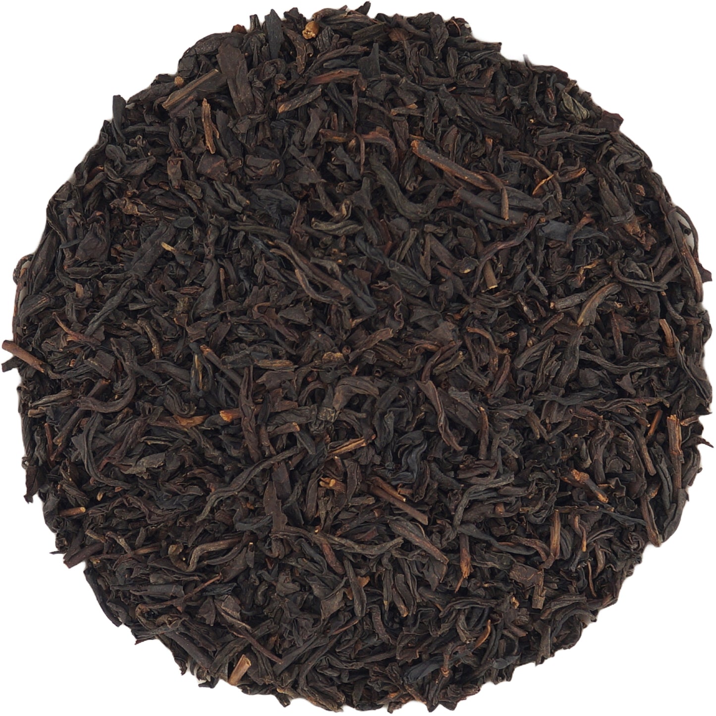 Lapsang Souchong black tea leaves – smoky aroma and bold flavor