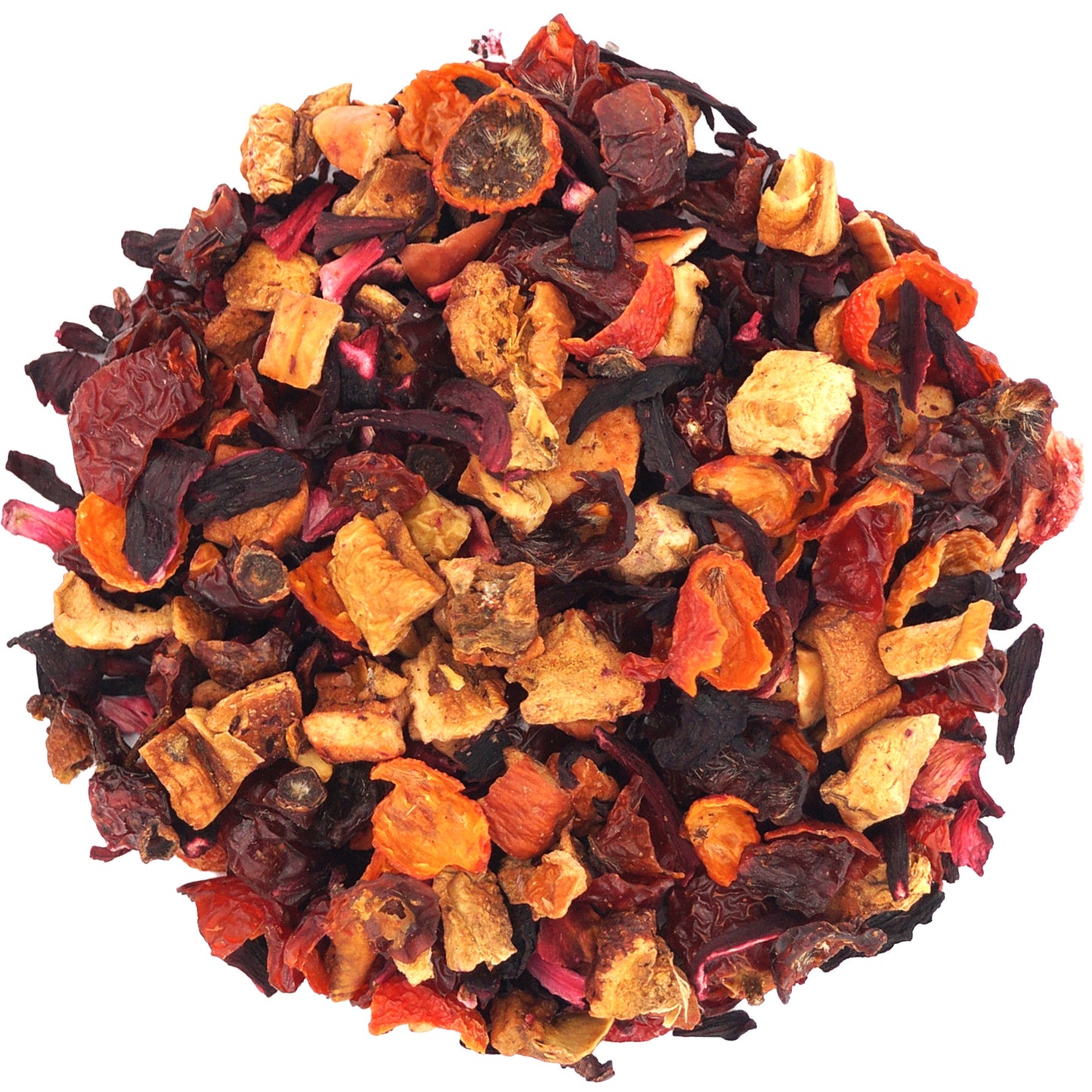 Loose leaf fruit tea with strawberry, kiwi, apple and hibiscus – natural fruity tea