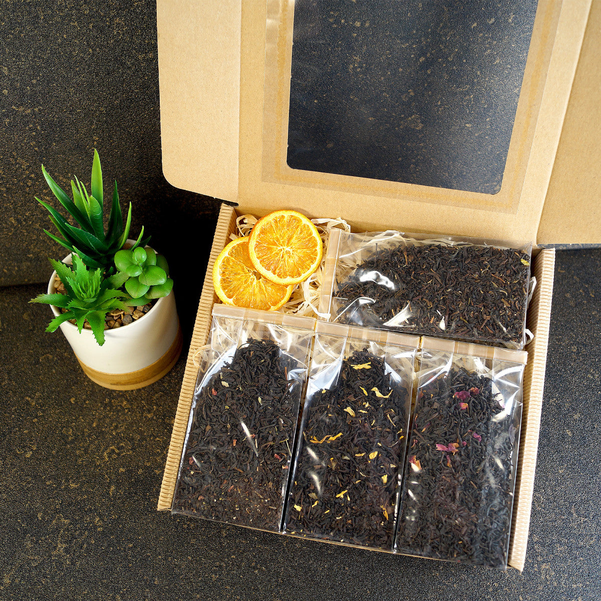 Luxury Tea Gift Set Box with Black Tea – Ideal Birthday Gift for Mom or Grandma