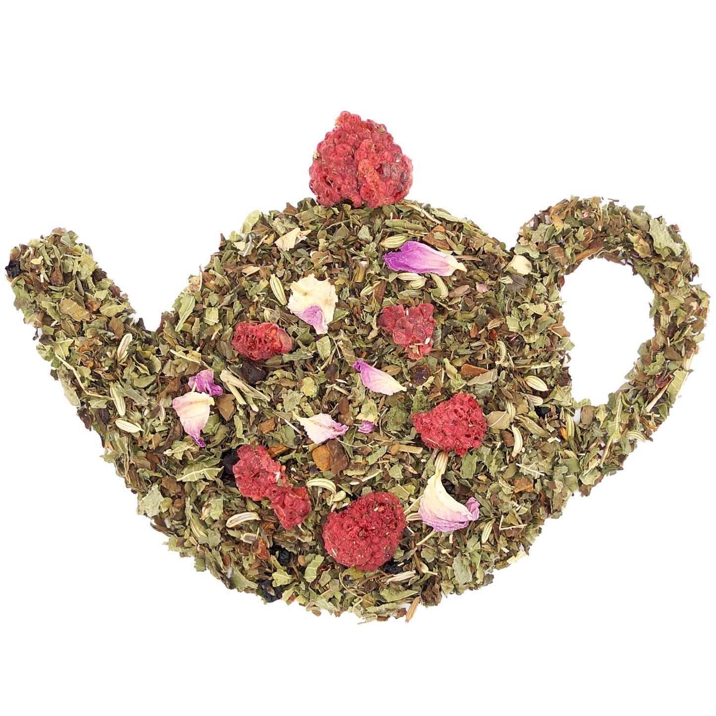 Organic Mixed Fruit Herbal Tea – Loose Leaf with Spearmint, Fennel, and Lemon Balm