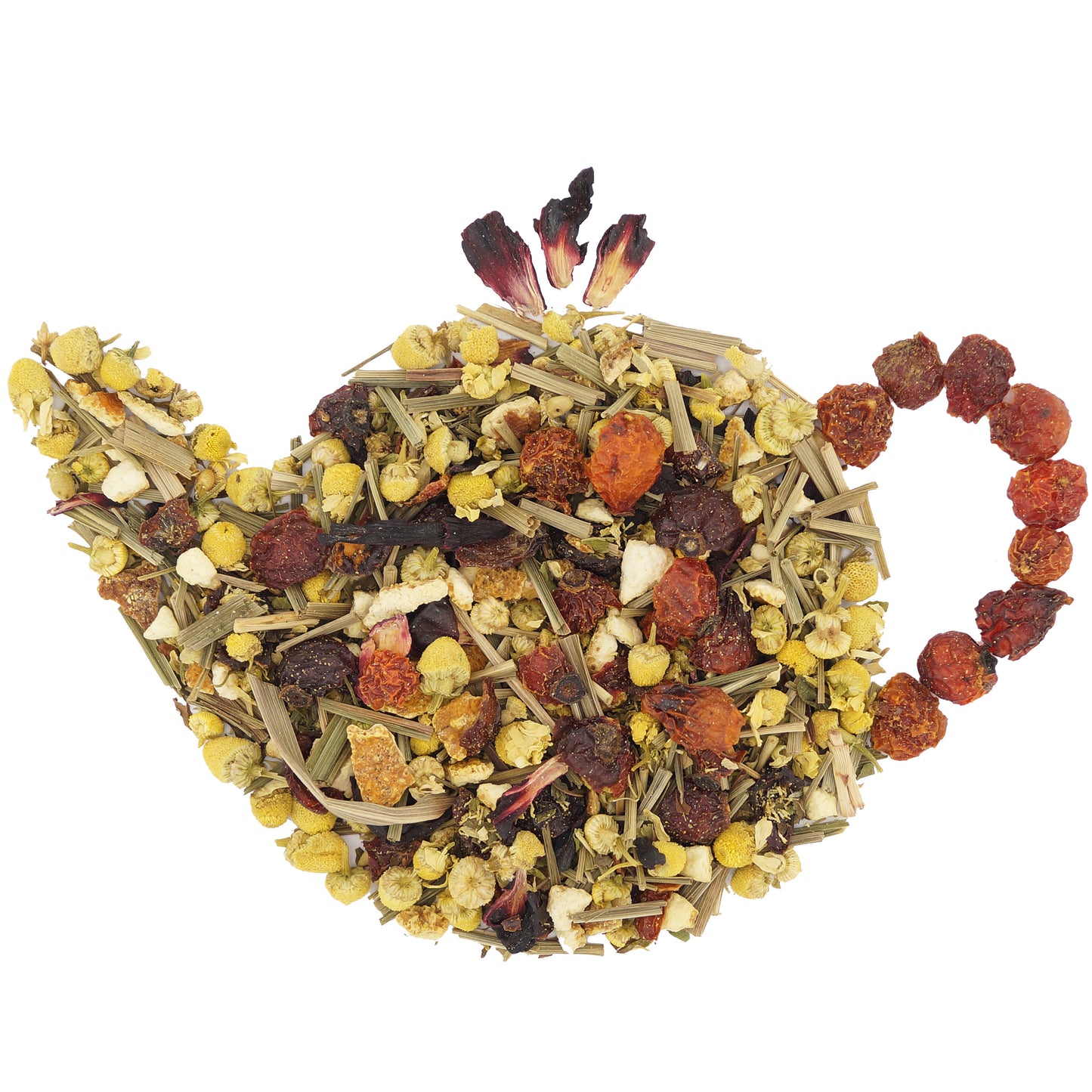 Mixed Tea Sunny Garden – Loose Leaf Herbal Blend with Chamomile, Citrus, and Lemongrass