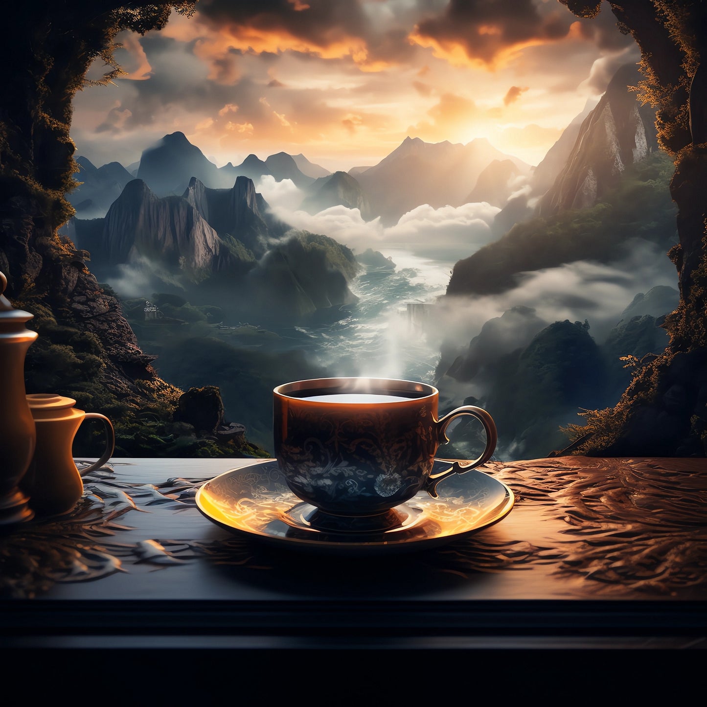 Enjoy Morning Star tea