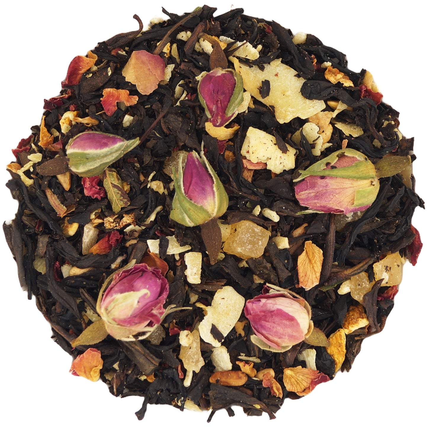 Pink Beauty oolong tea with rose and coconut