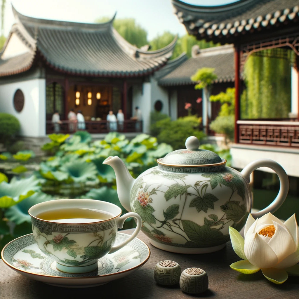 Organic Puerh Tea from China, Green Sheng Pu Erh Tea Leaves