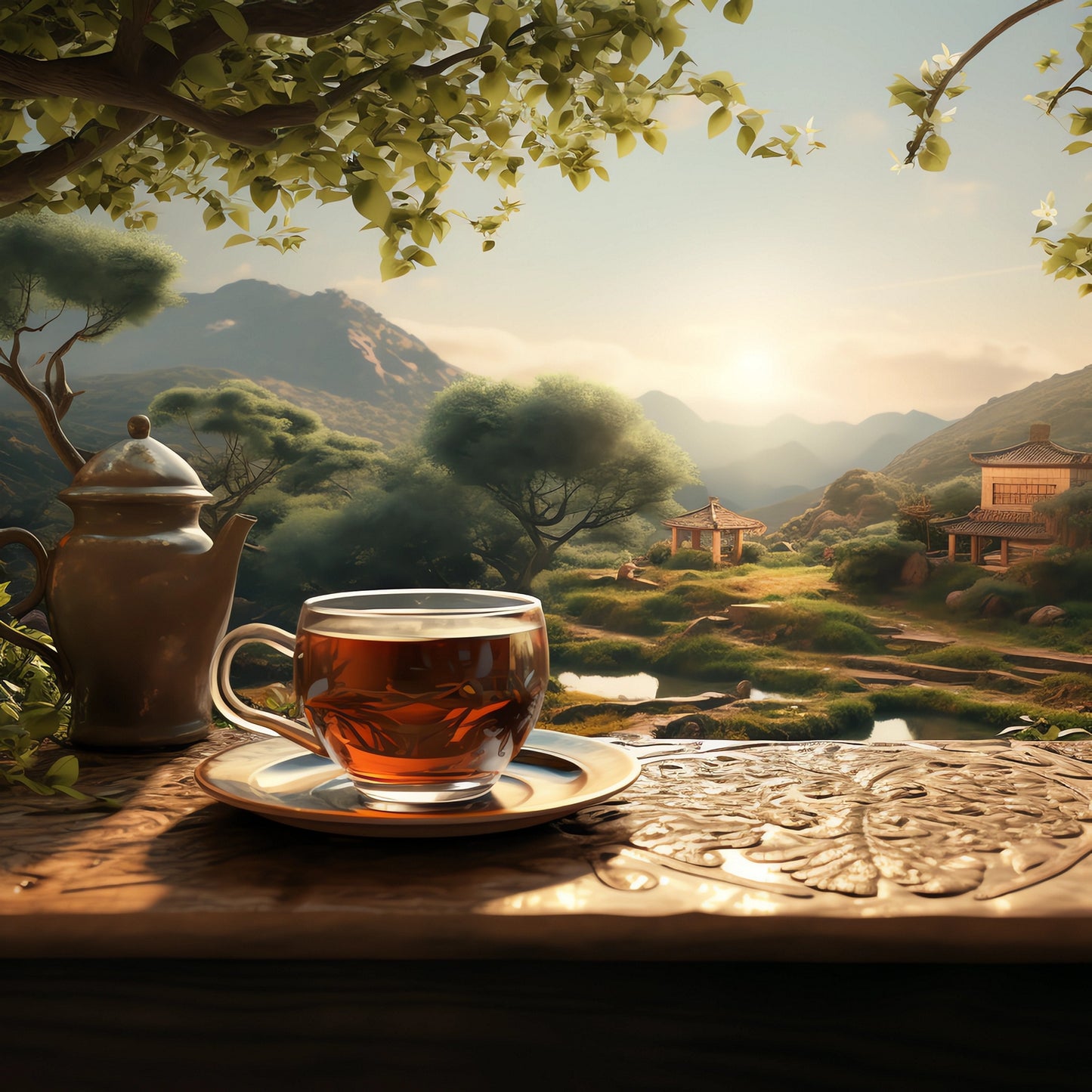 High-quality ceylon loose leaf black tea - orange pekoe grade