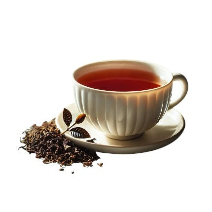 Aged Pu-erh tea with deep, earthy flavors known for its digestive benefits and unique tea experience
