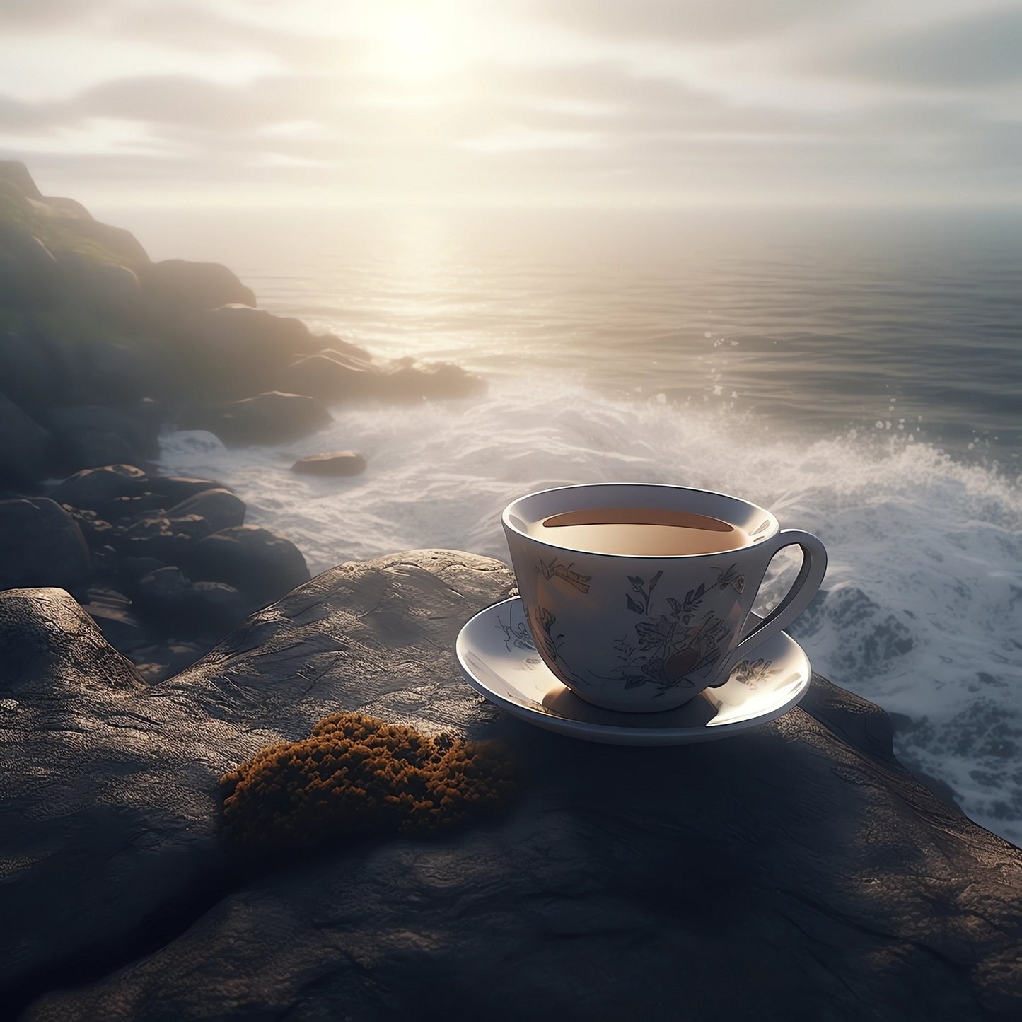 Strawberry black tea with cream and milk for a rich, creamy texture