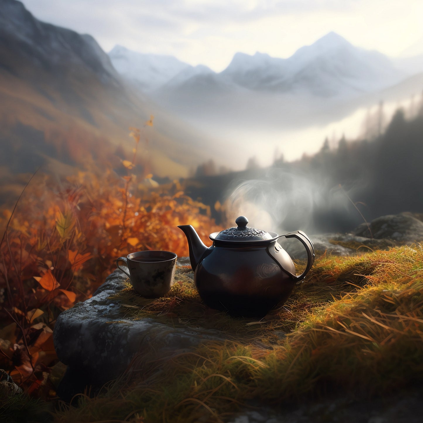 Tea fruity and rich in flavor – Magic of the Forest black tea brewed