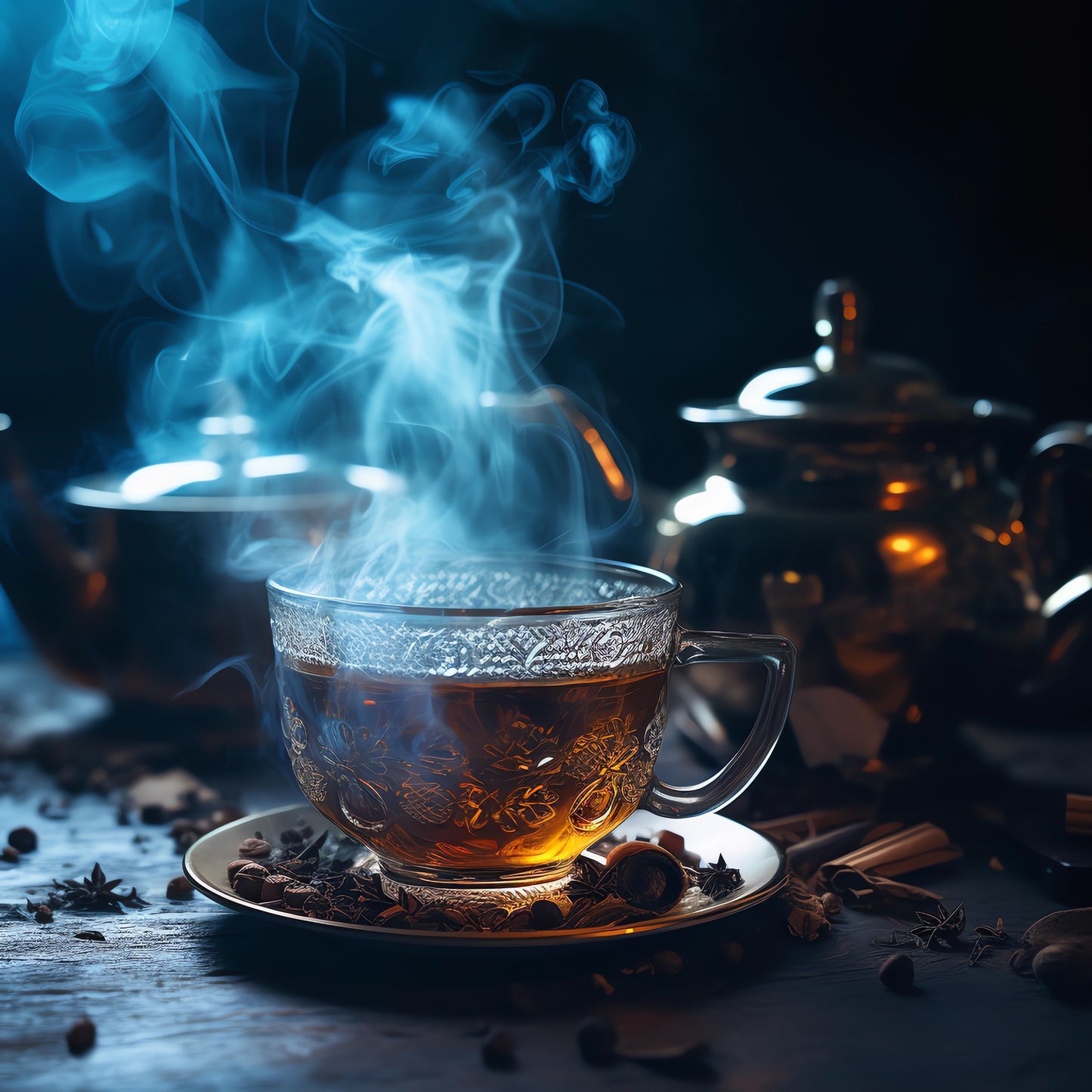 Tea lovers gift basket – cozy tea set moment with premium tea