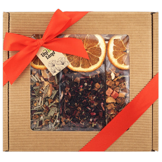 Geschenkset Früchtetee Premium UniTea Land