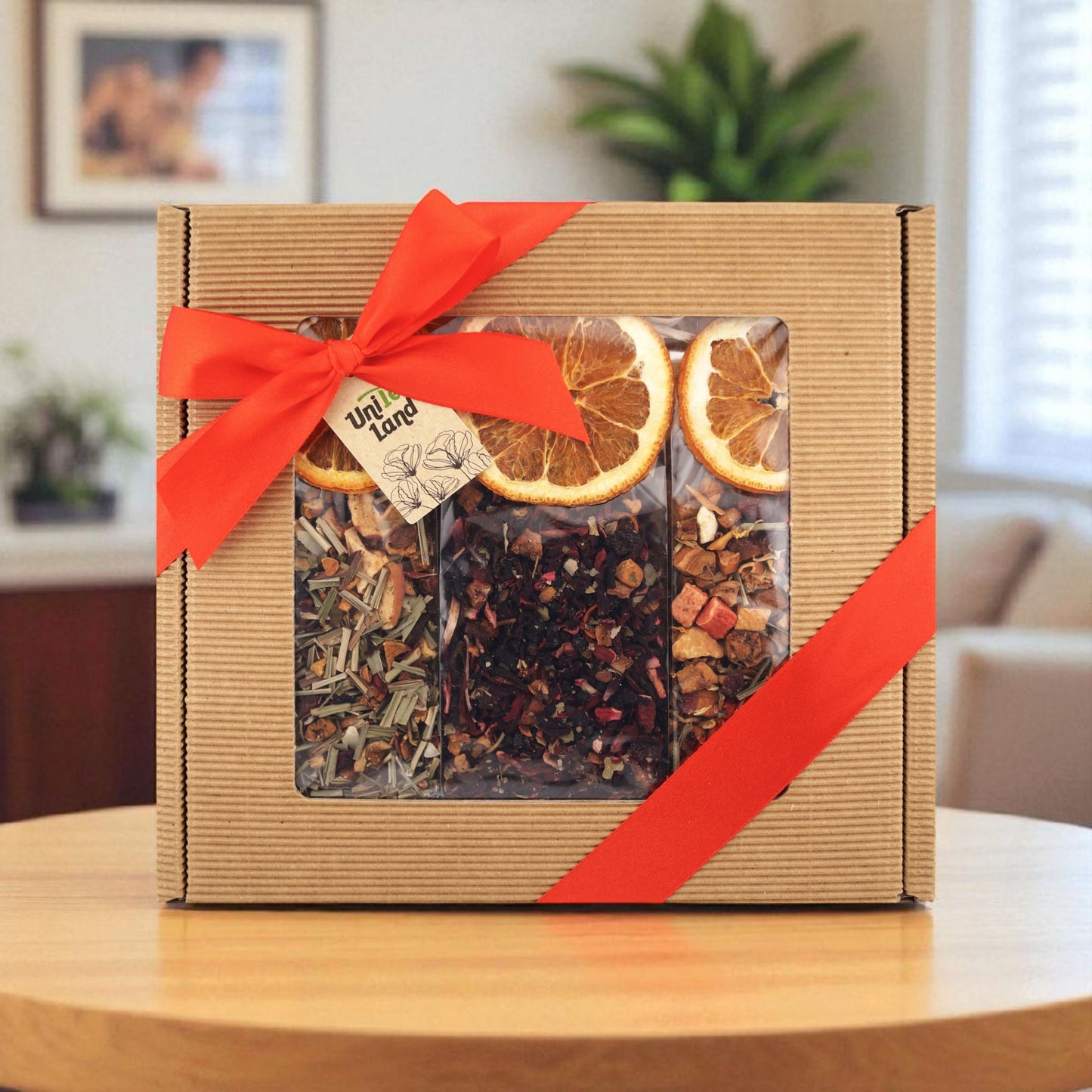 Geschenkset Früchtetee Premium UniTea Land