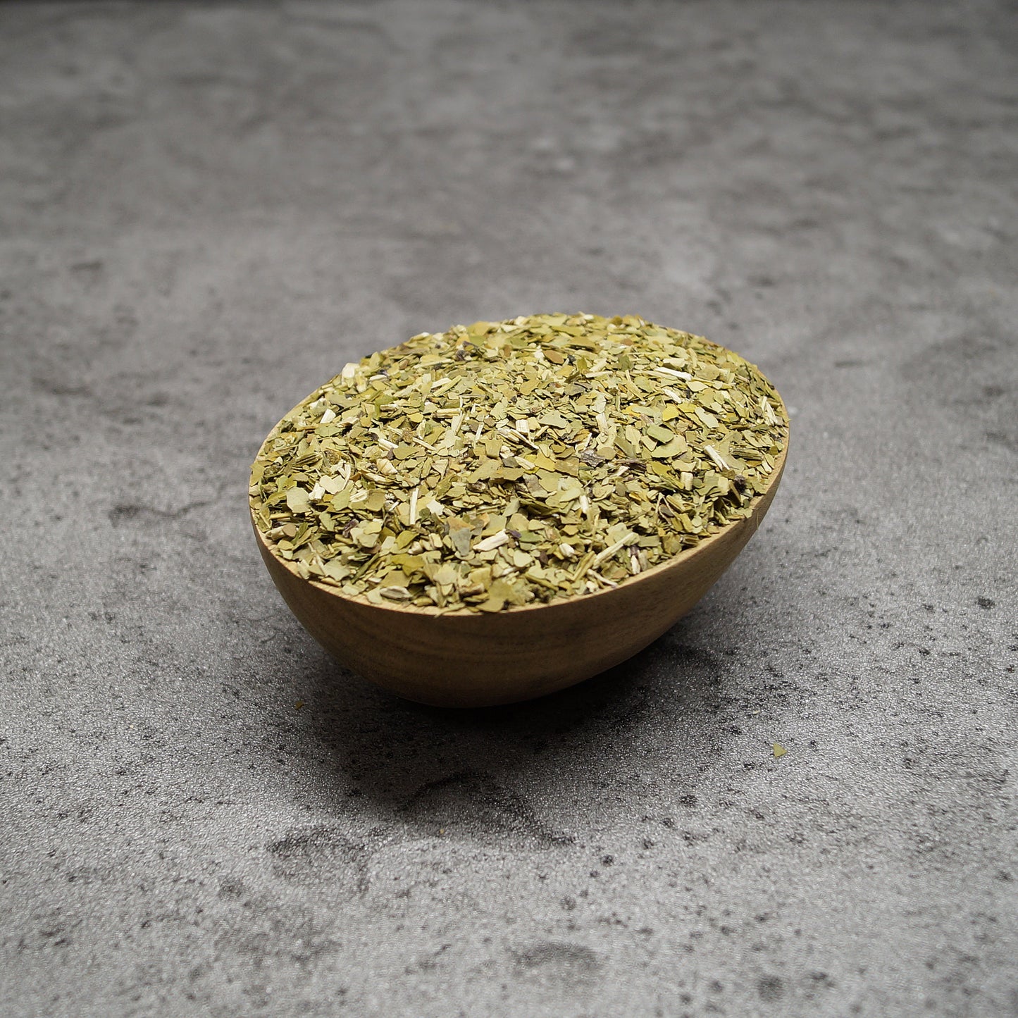 Fresh yerba mate green tea in loose leaf form, perfect for a healthy boost