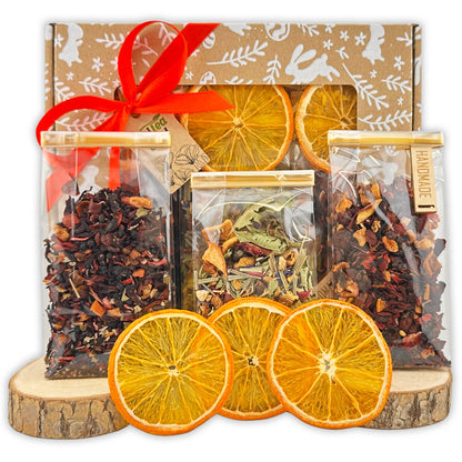Easter gift set with premium fruit tea – unique and colorful Easter basket idea